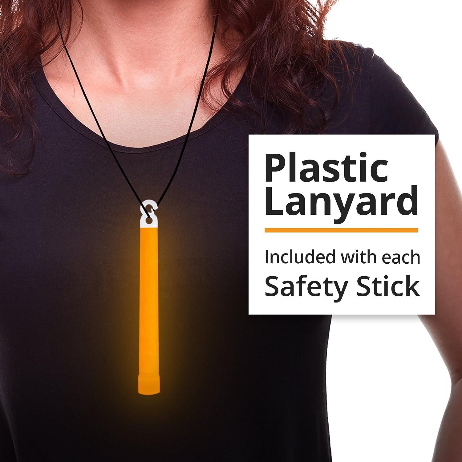 Be Ready 12 Pack Orange Chemical Light Industrial Glow Sticks