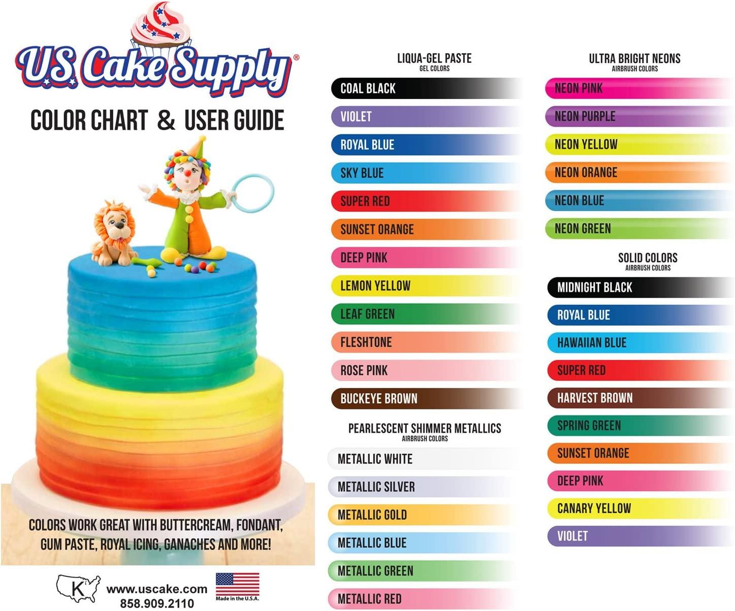 Complete Cake Decorating Airbrush Kit with a Full Selection of 12 Vivid  Airbrush Food Colors, Bundle - Fry's Food Stores