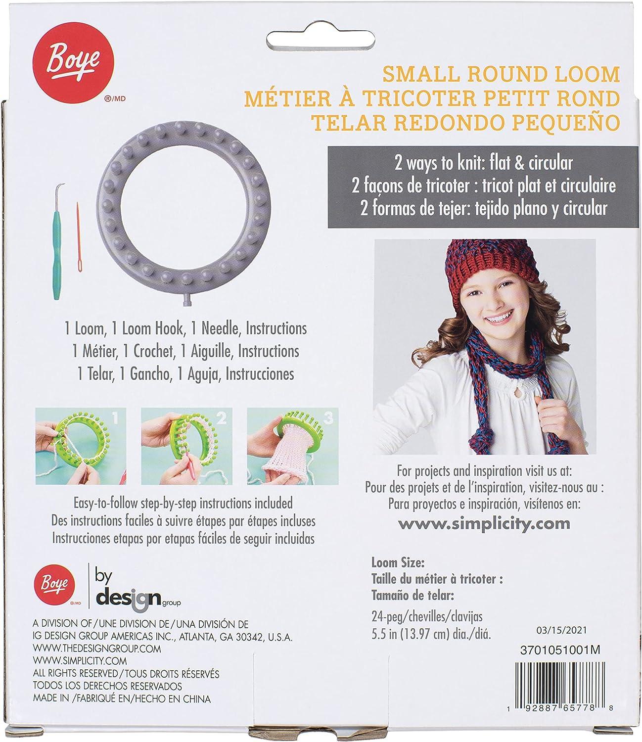 Round Circle Knitting Loom Knit set with how to book | Multiple Sizes