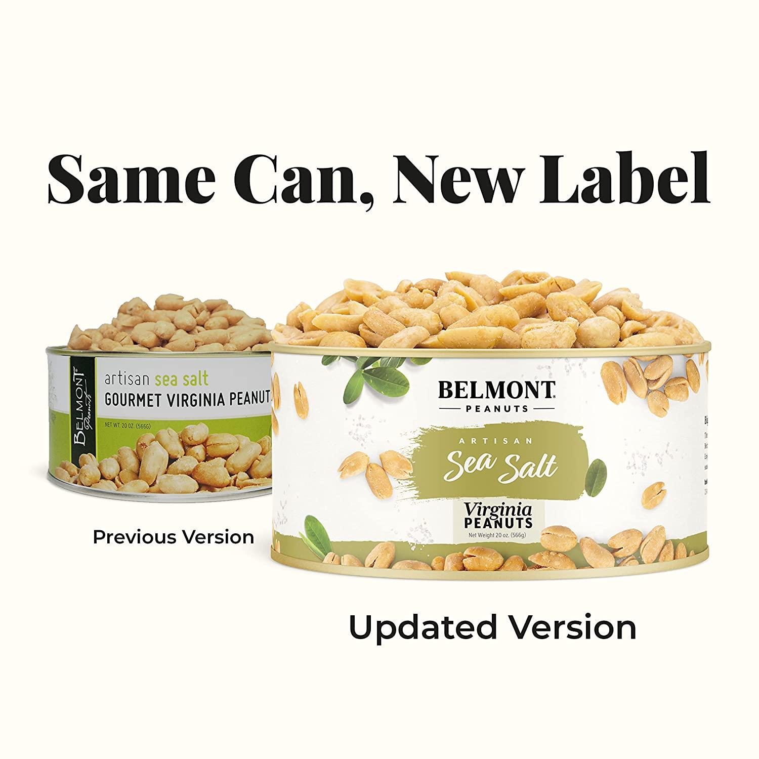 Belmont Peanuts Artisan Sea Salt Virginia Peanuts, 20oz Sea Salt 1.25