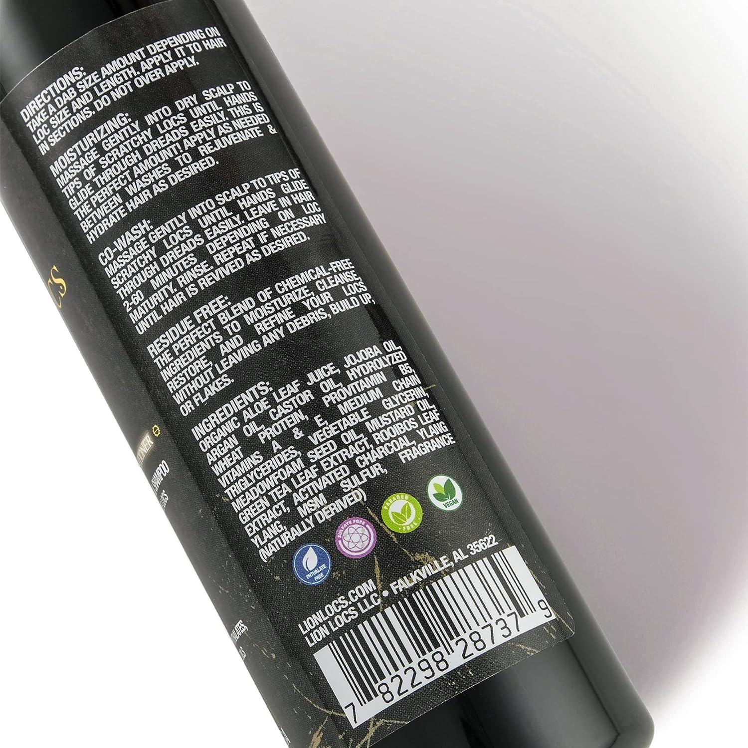 Lion Locs Shampoo and Conditioner 2 in 1 Co Wash for Dreadlocks Braids