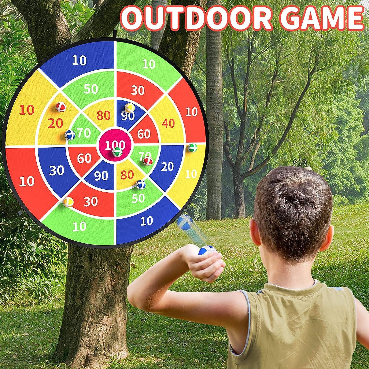 Dart Board Target Playmat TEMI 29 Large Dart Board For Kids With