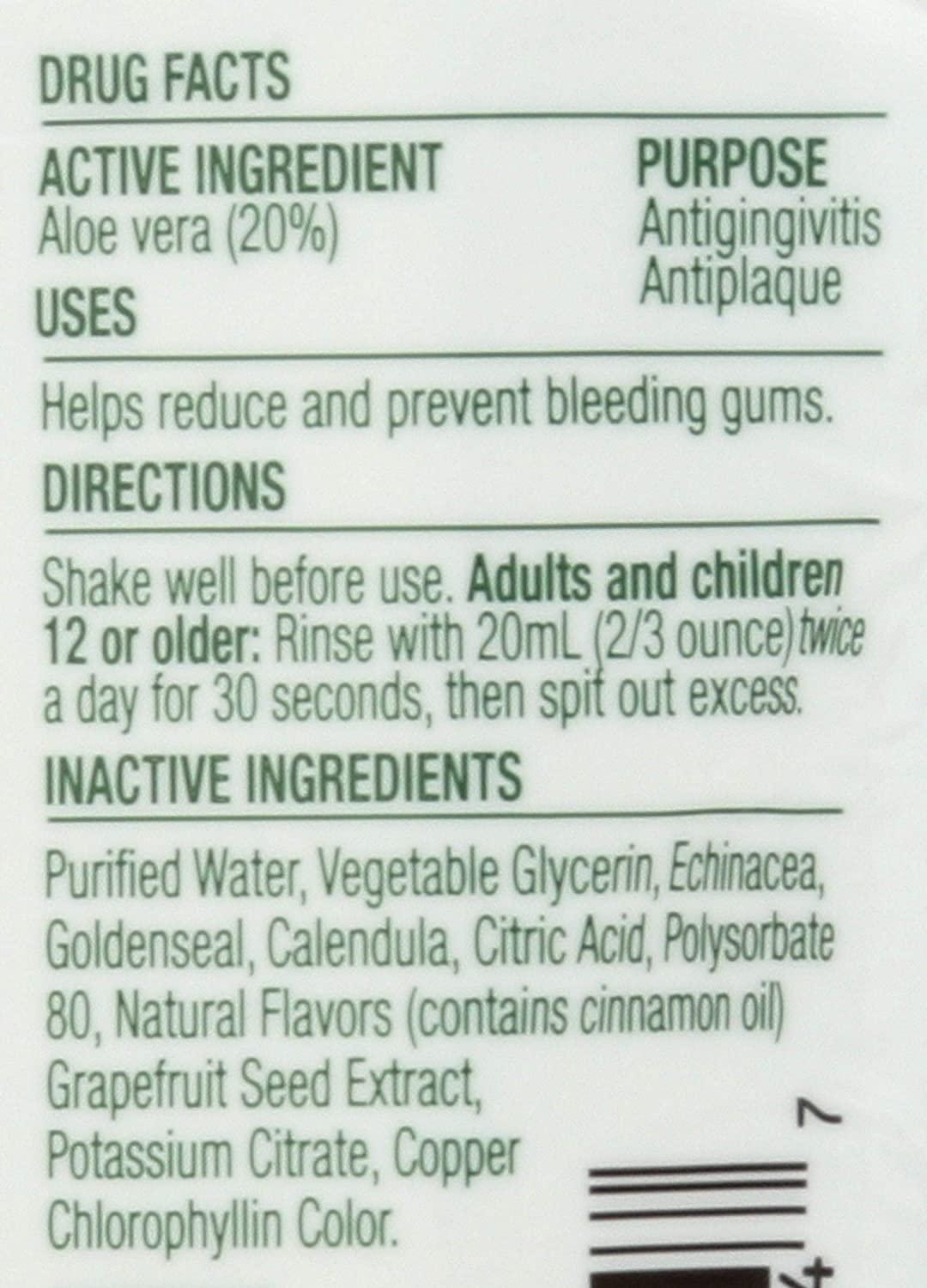 Natural Dentist Anti Gingivitis Rinse Healthy Gums Peppermint Twist, 2