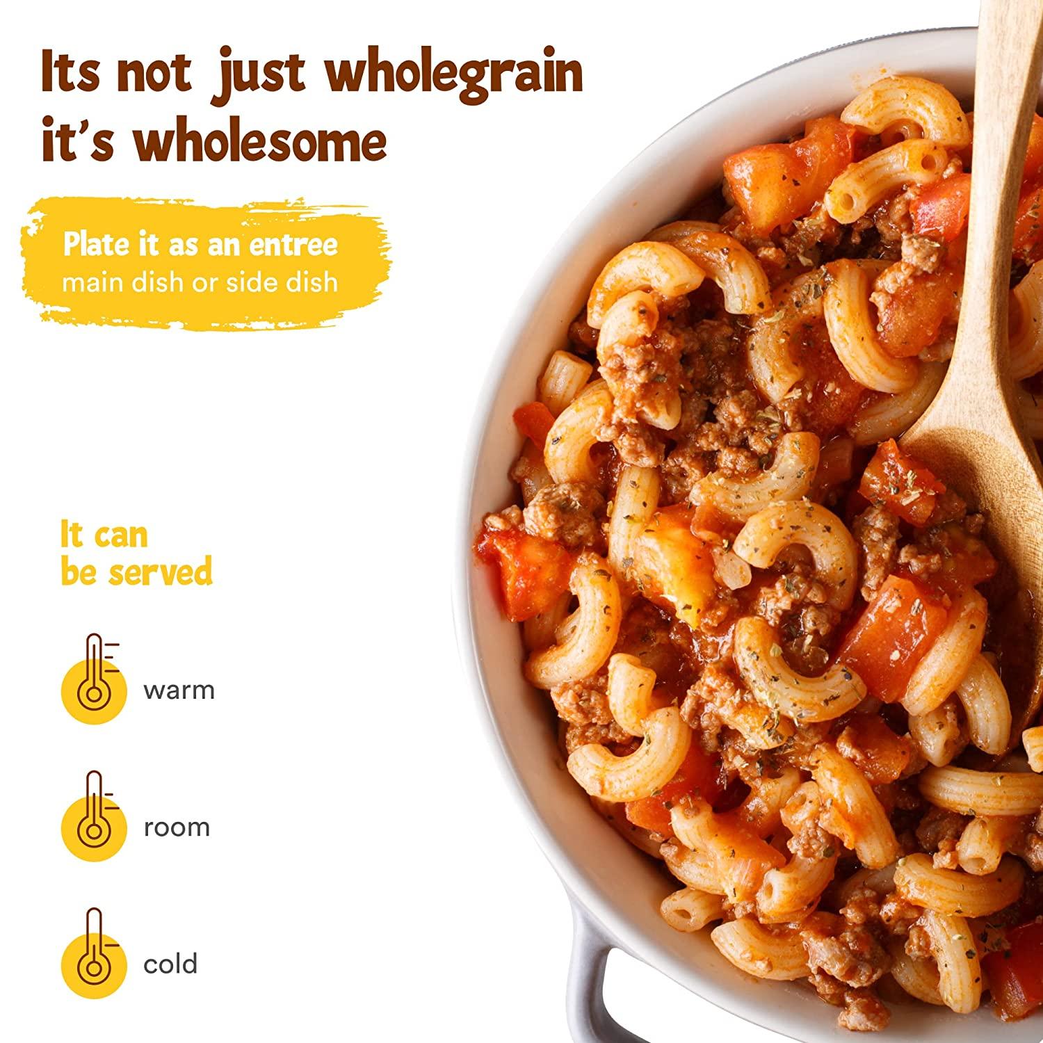 Chuster Whole Grain Elbow Macaroni Noodles This Elbow Pasta is High