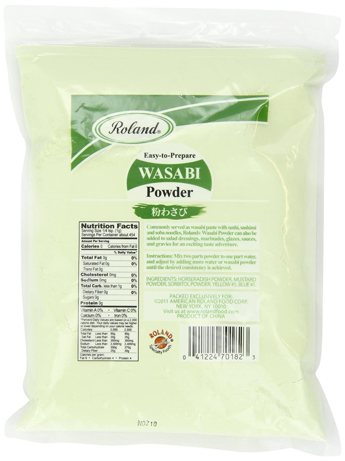 Roland Wasabi Powder, 16 Ounce (Pack of 2) Powder 16 Ounce (Pack of 2)