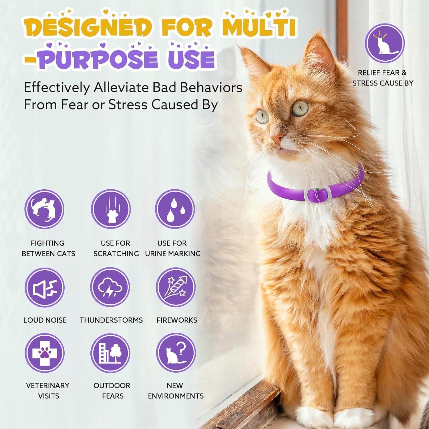 HRAMEX Calming Collar for Cats Pack Cat Calming Collar