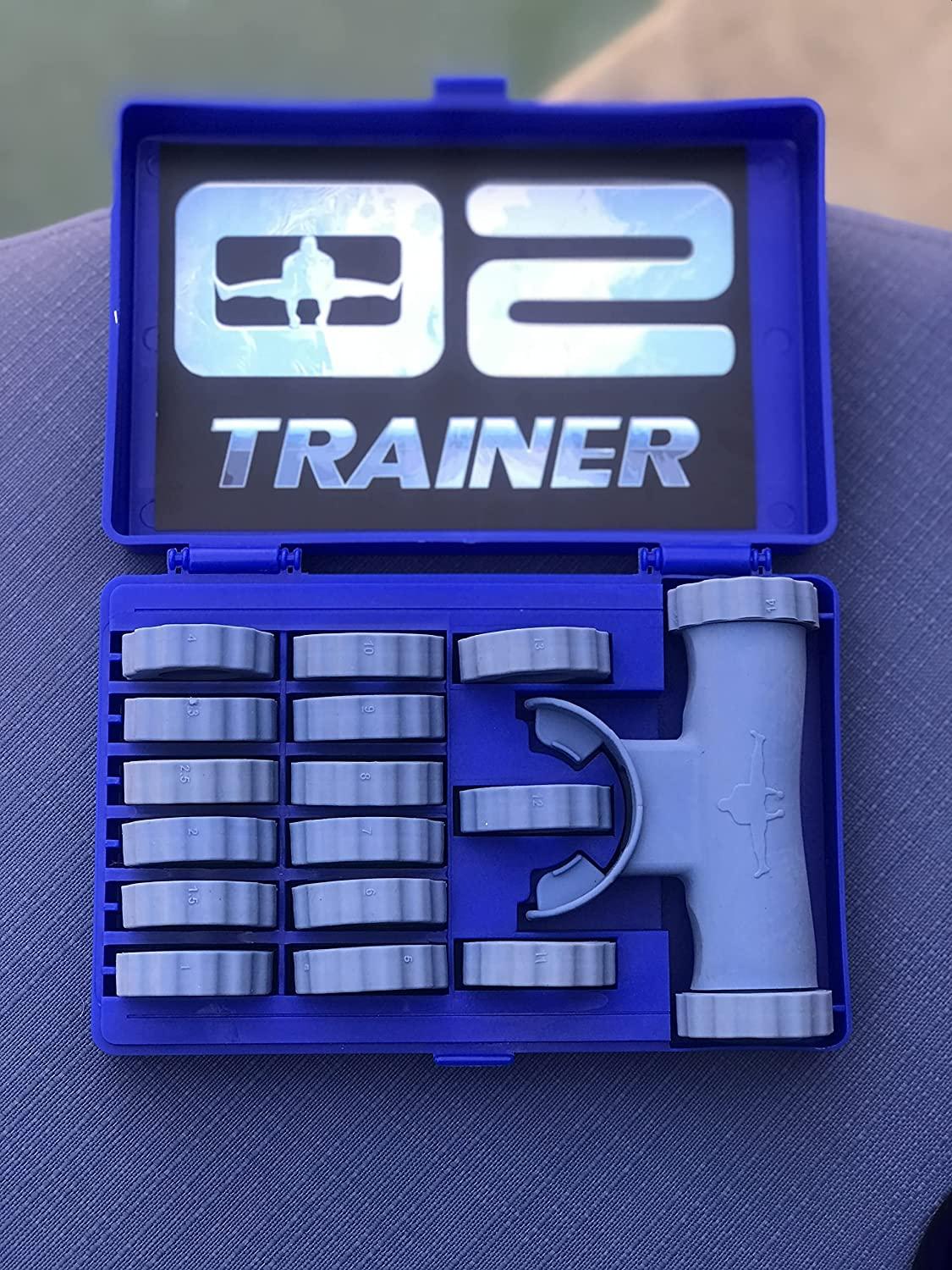 Bas Rutten O2 Trainer Official Workout Device for Respiratory Training and Lung Muscle Fitness
