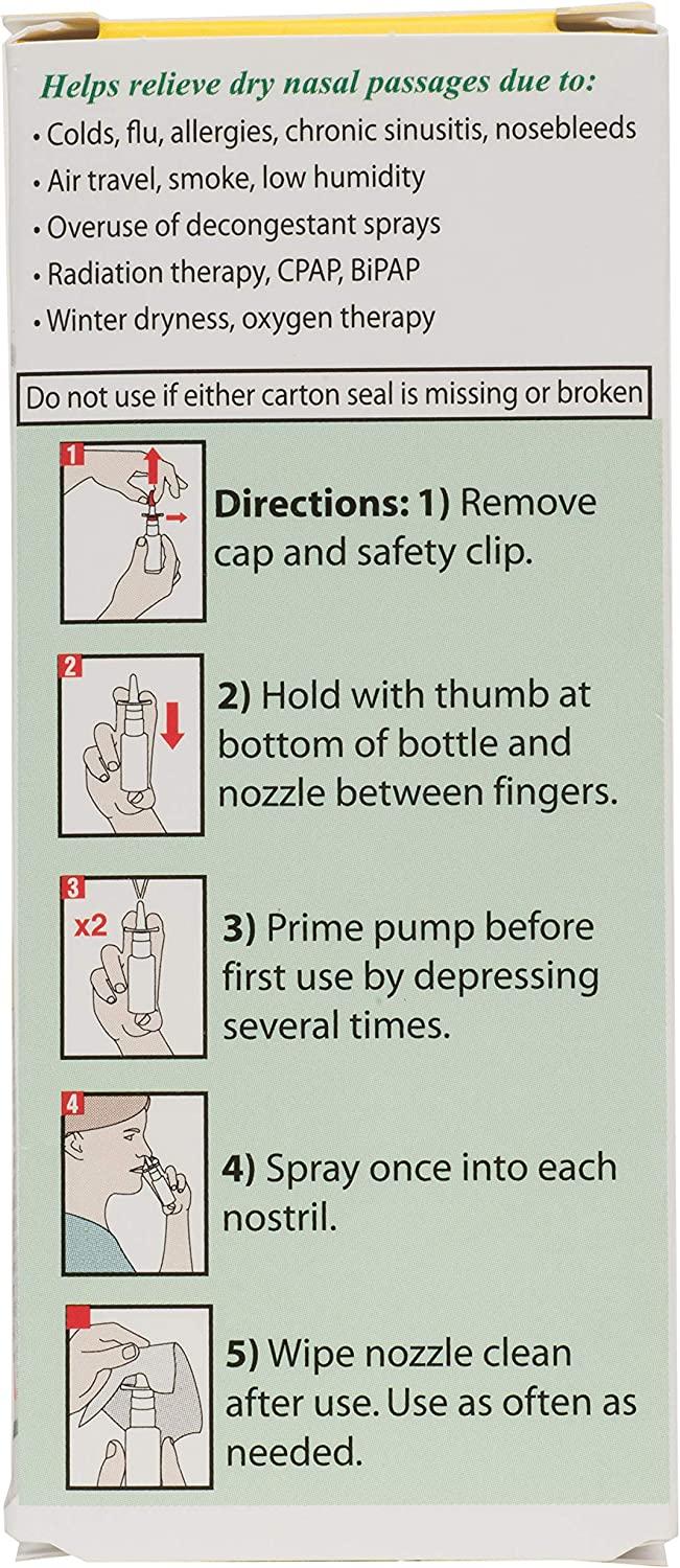 Ayr Saline Nasal Gel Nodrip Sinus Spray With Soothing Aloe Vera, 0.75
