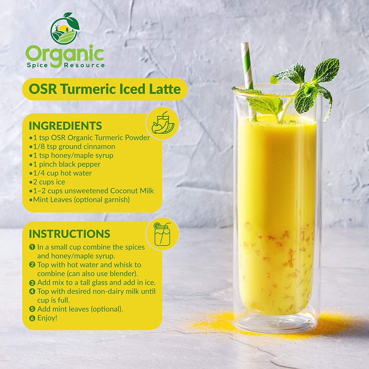 Organic Turmeric Root Powder Lab Tested for Heavy Metals Non GMO