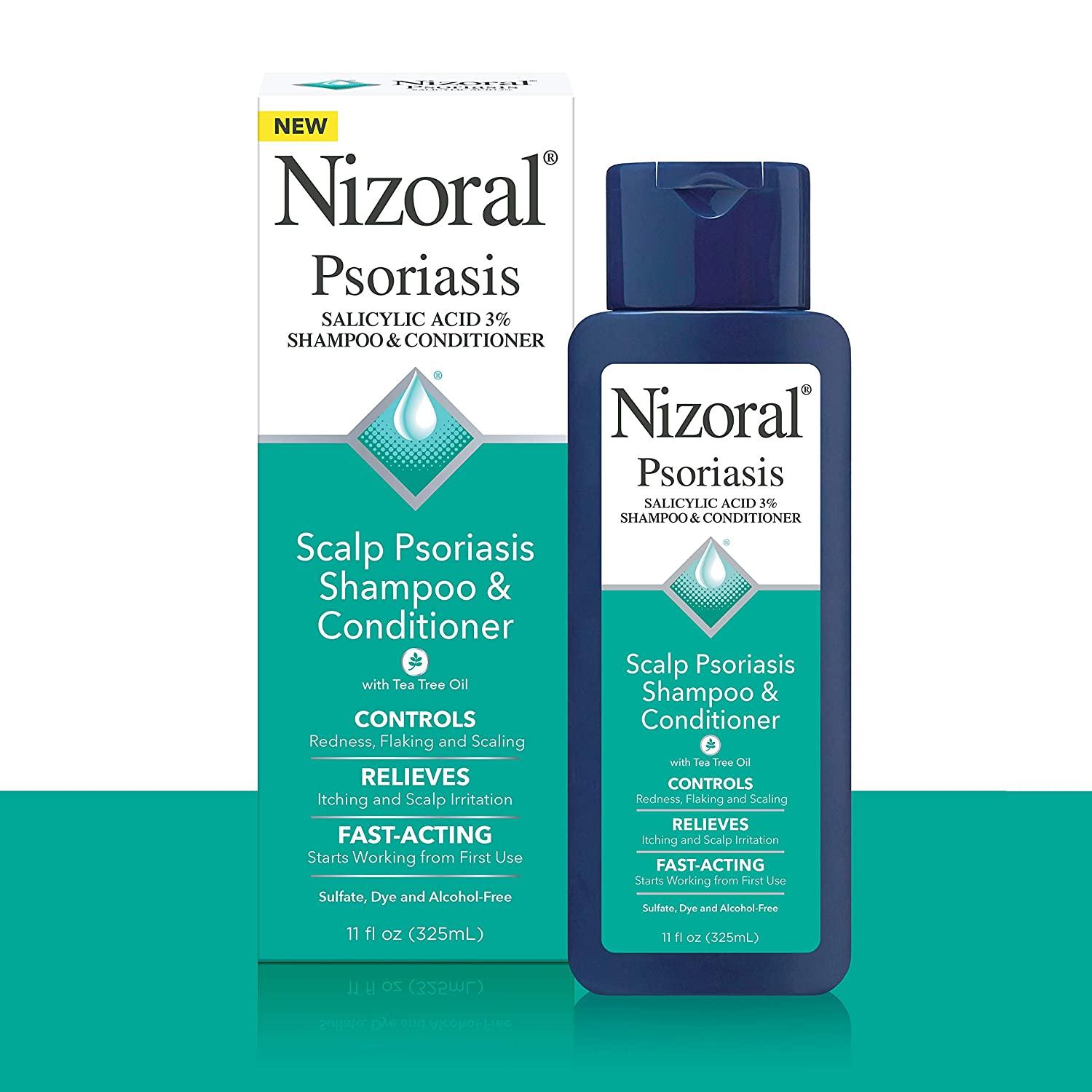Nizoral Scalp Psoriasis Shampoo & Conditioner, 11 Ounce Tea Tree 11 Fl