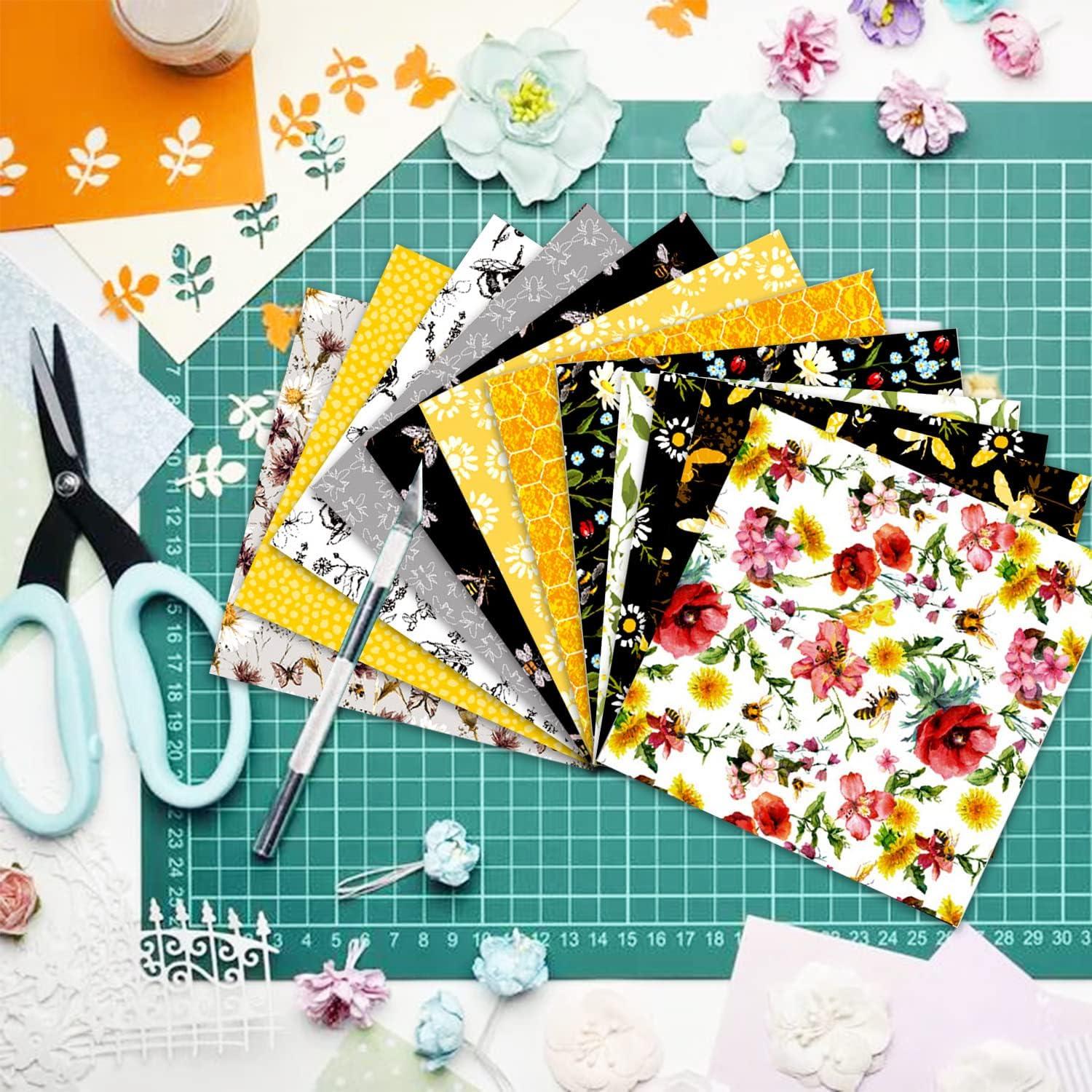 12/24 Vintage Paper Pad Floral Scrapbooking Album Junk Journal Card Making  Craft