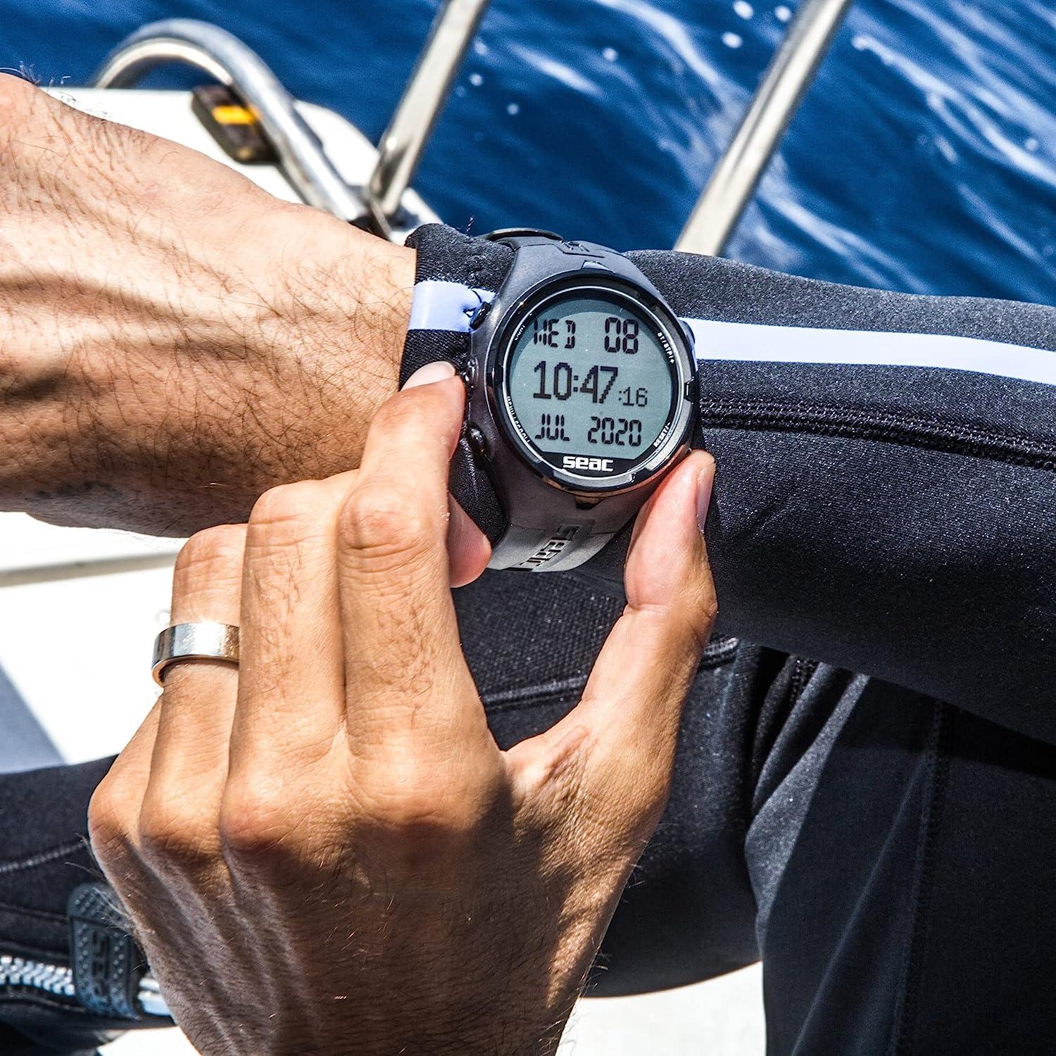 SEAC Action HR, High Resistance Dive Computer with Scuba and Freediving