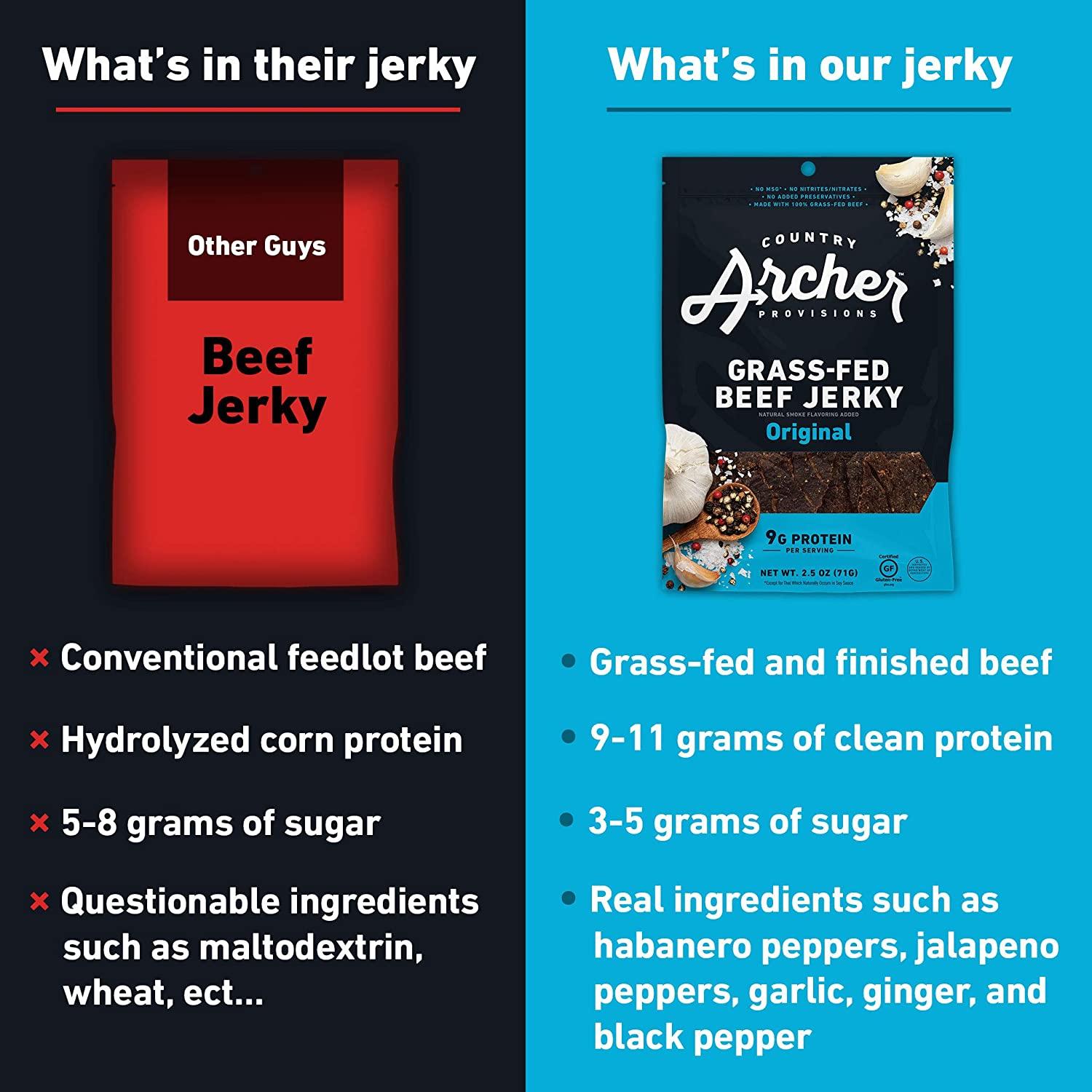Country Archer Jerky Beef Jerky Original 7 oz (198 g)