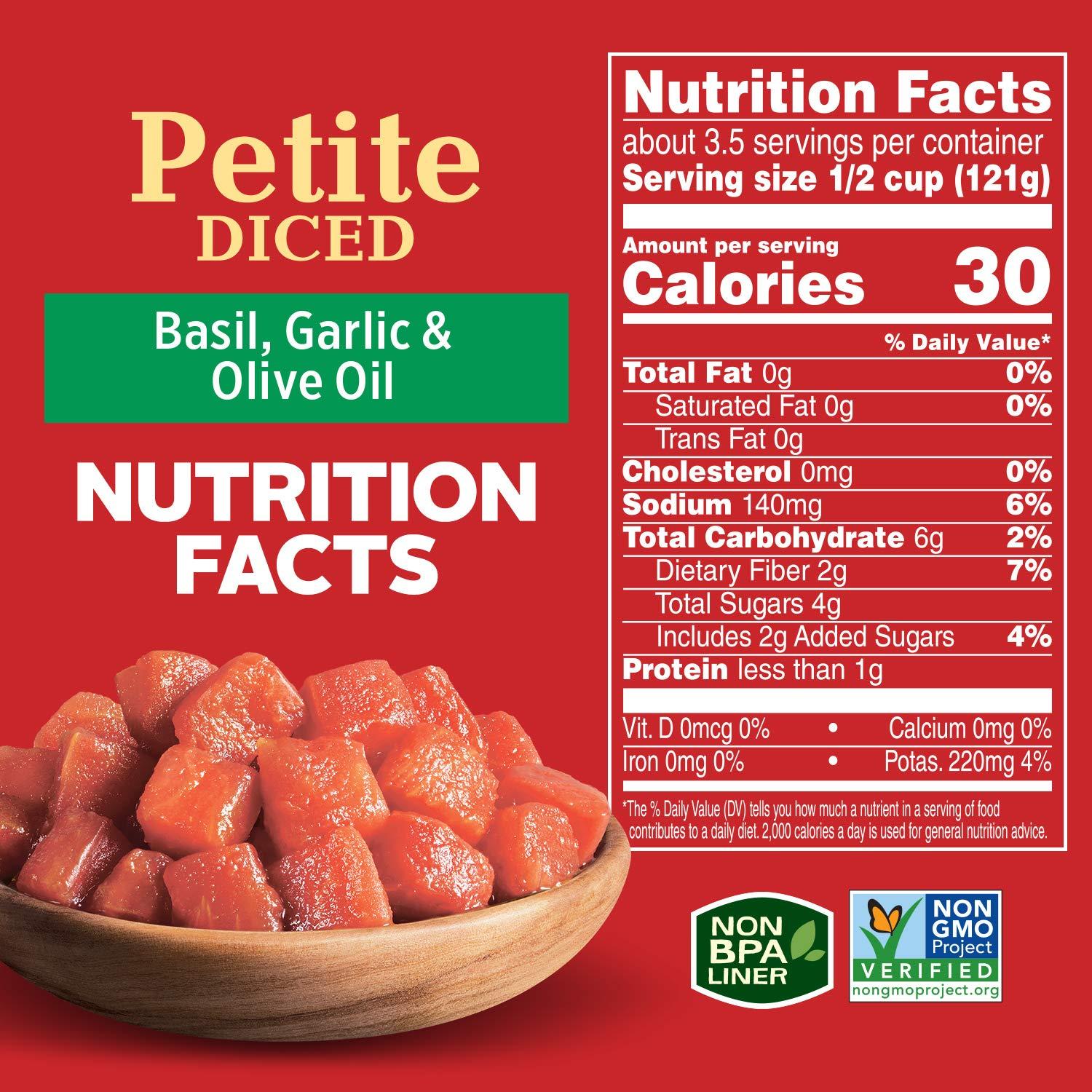 Hunt's Petite Diced Tomatoes Garlic & Olive Oil, 14.5 oz