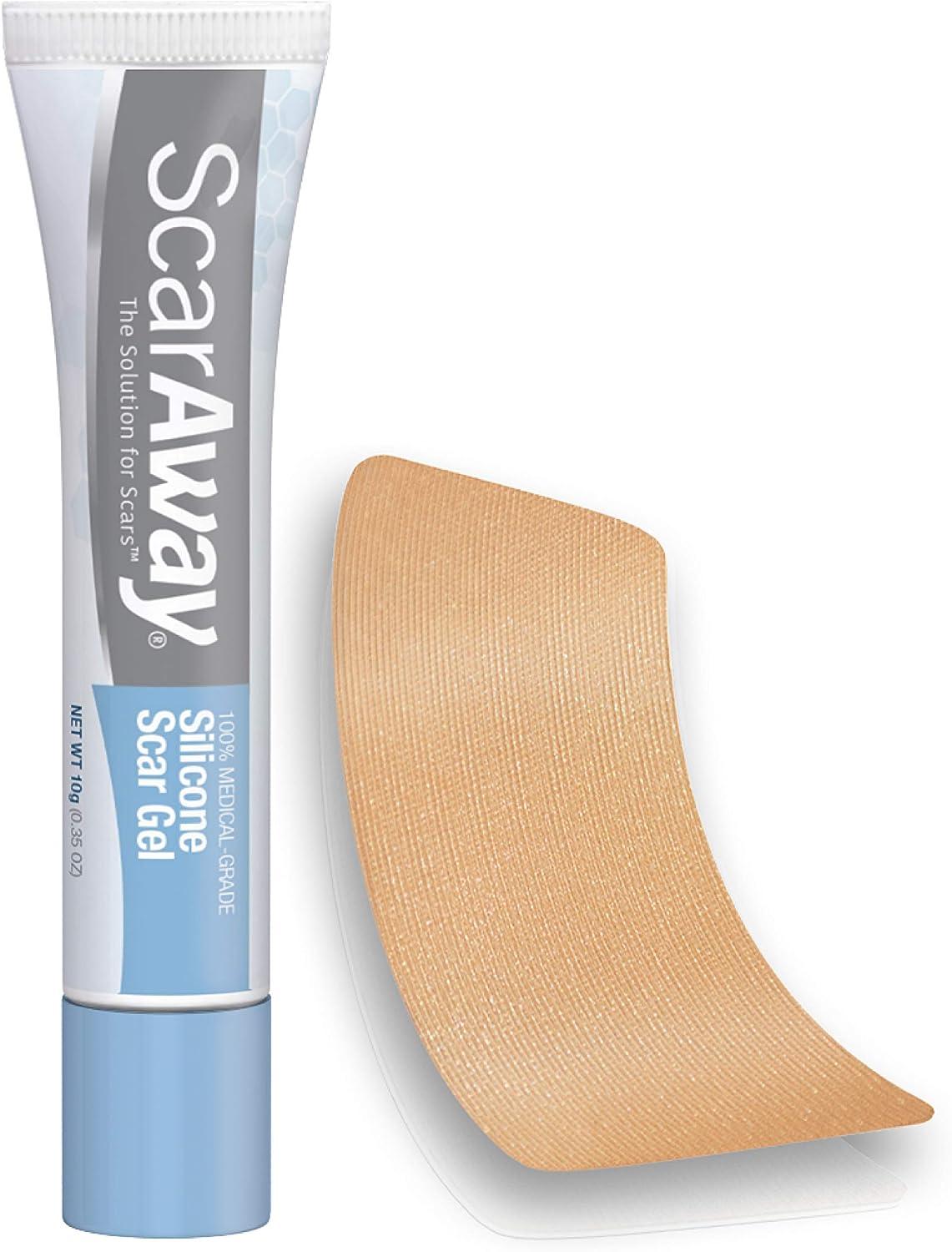 ScarAway Advanced Skincare Silicone Scar Sheets and Silicone Scar Gel