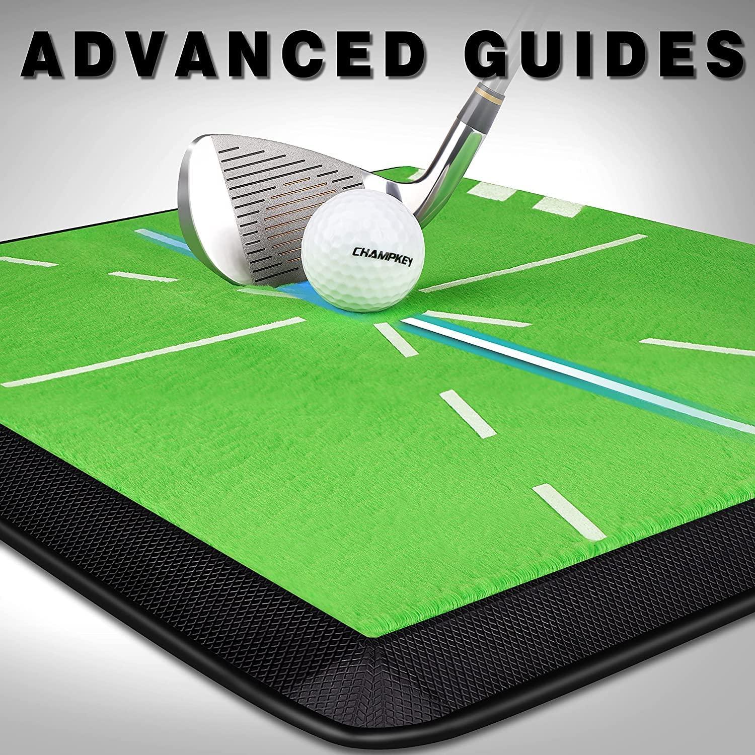 CHAMPKEY Premium Golf Impact Mat 1.0 Edition Improve Swing Path and