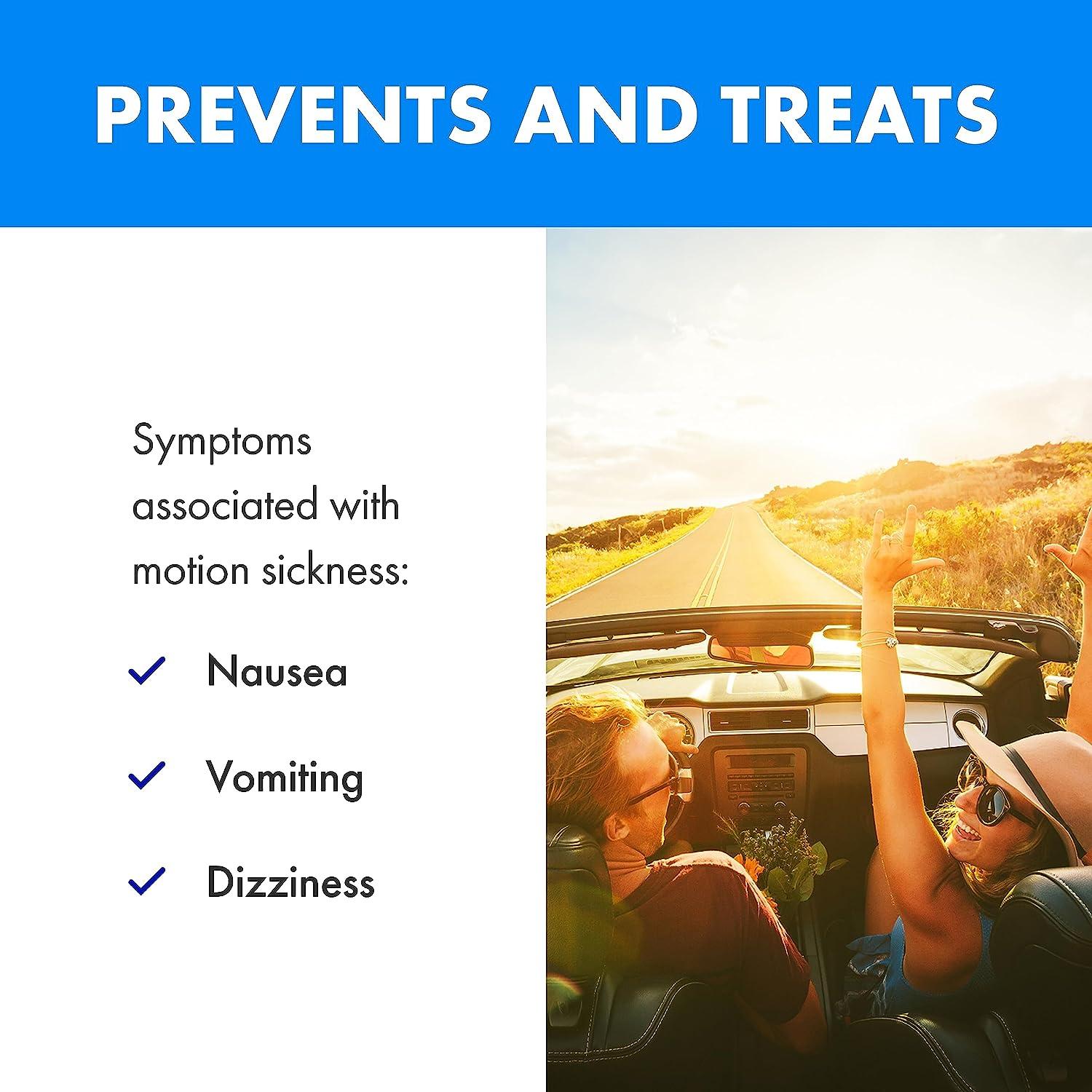 Bonine MAX Chewable for Motion Sickness Relief with Meclizine HCL