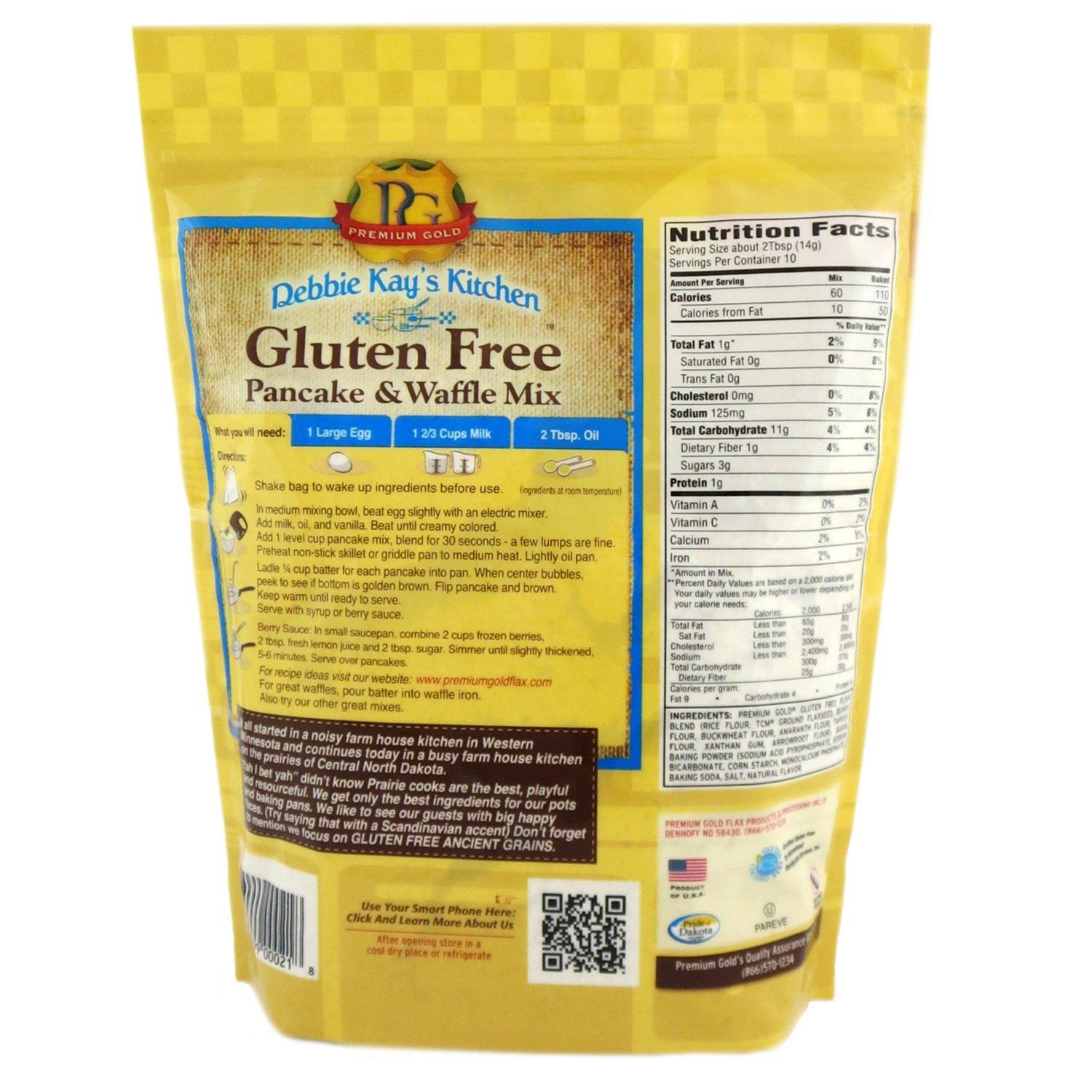 Premium Gold Gluten Free Pancake and Waffle Mix 2lb