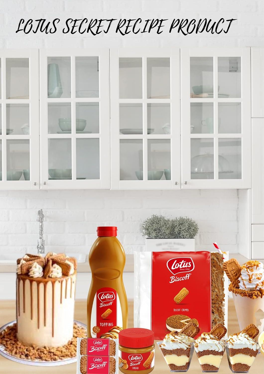 Lotus Biscoff Biscuits Gift SetLotus Topping Biscoff Sauce Squeezy Bottles Speculoos Syrup