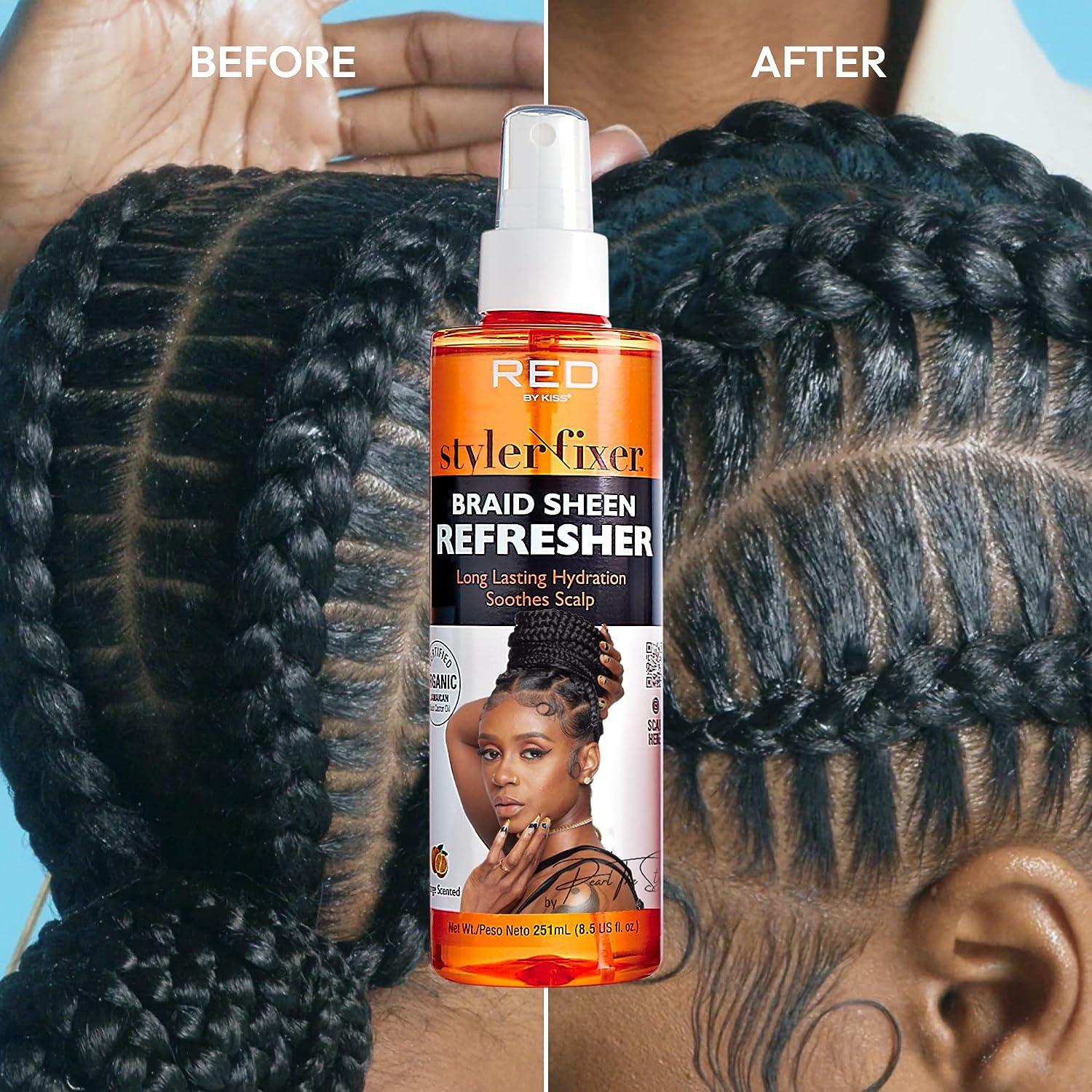  Red by Kiss Braiding Gel Extreme Hold Styler Fixer