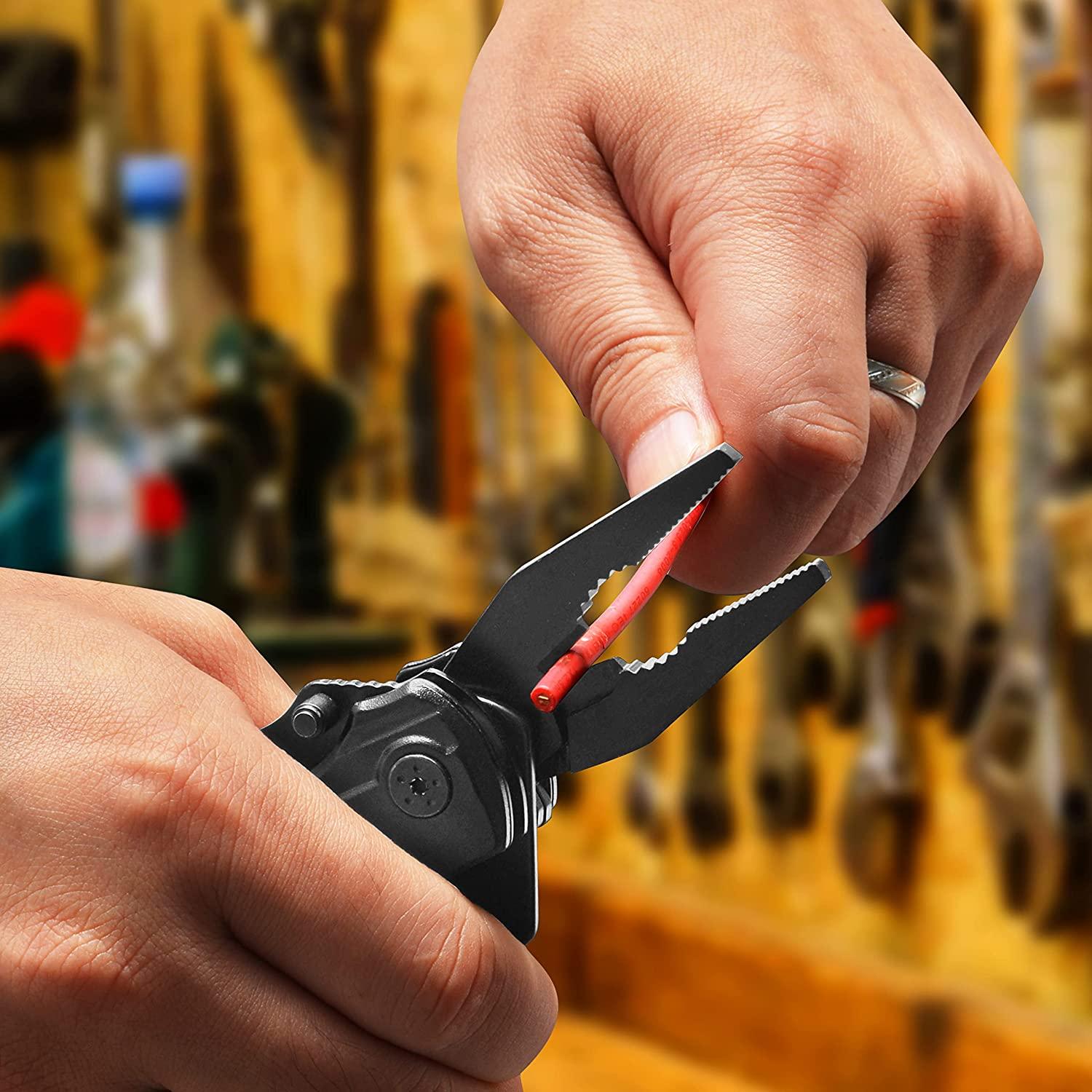 RoverTac Pocket Knife Multitool Folding Knife Tactical Survival Camping Knife with Pliers