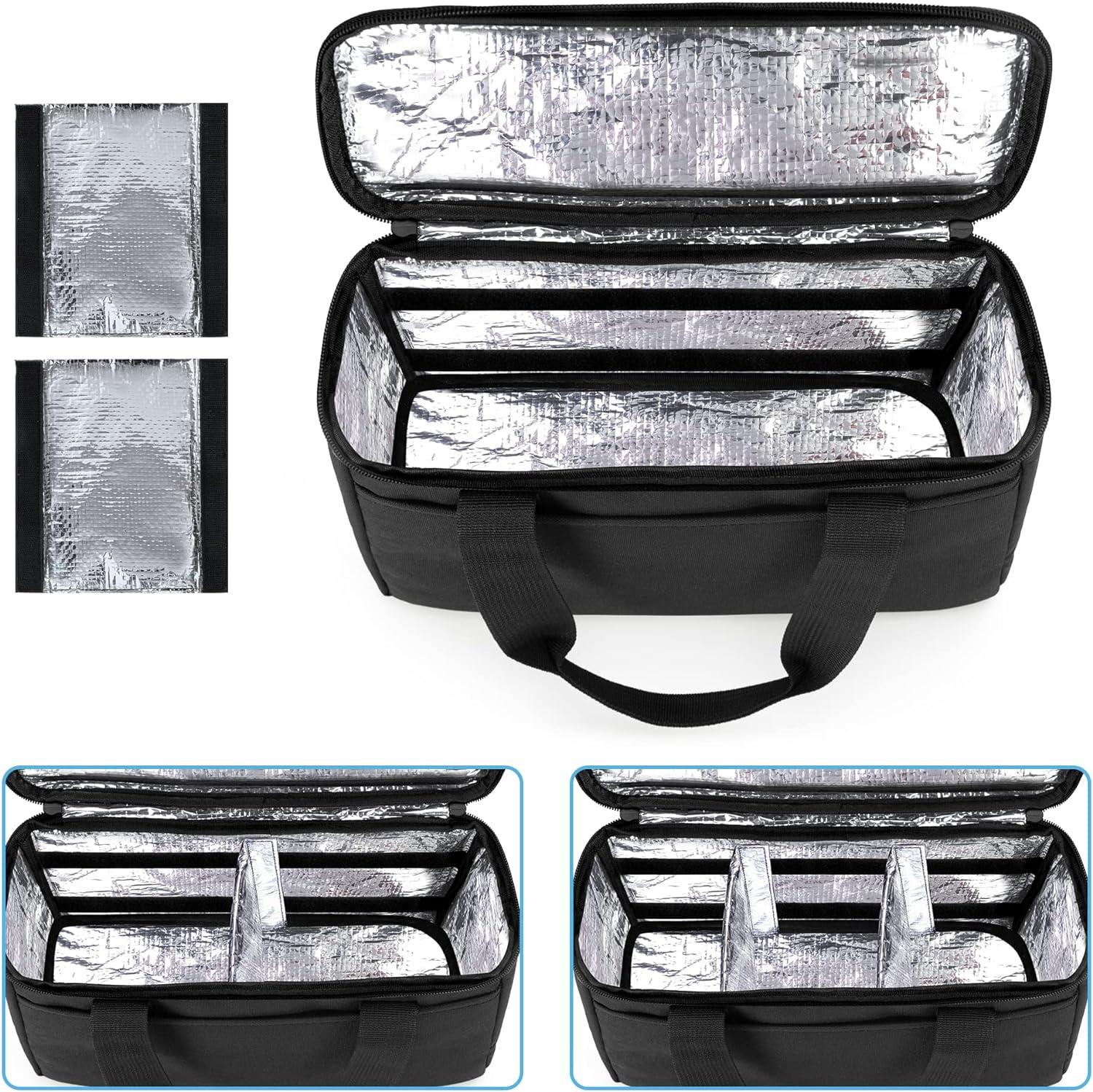 Trunab Insulated Small Medical Bag with Adjustable Dividers