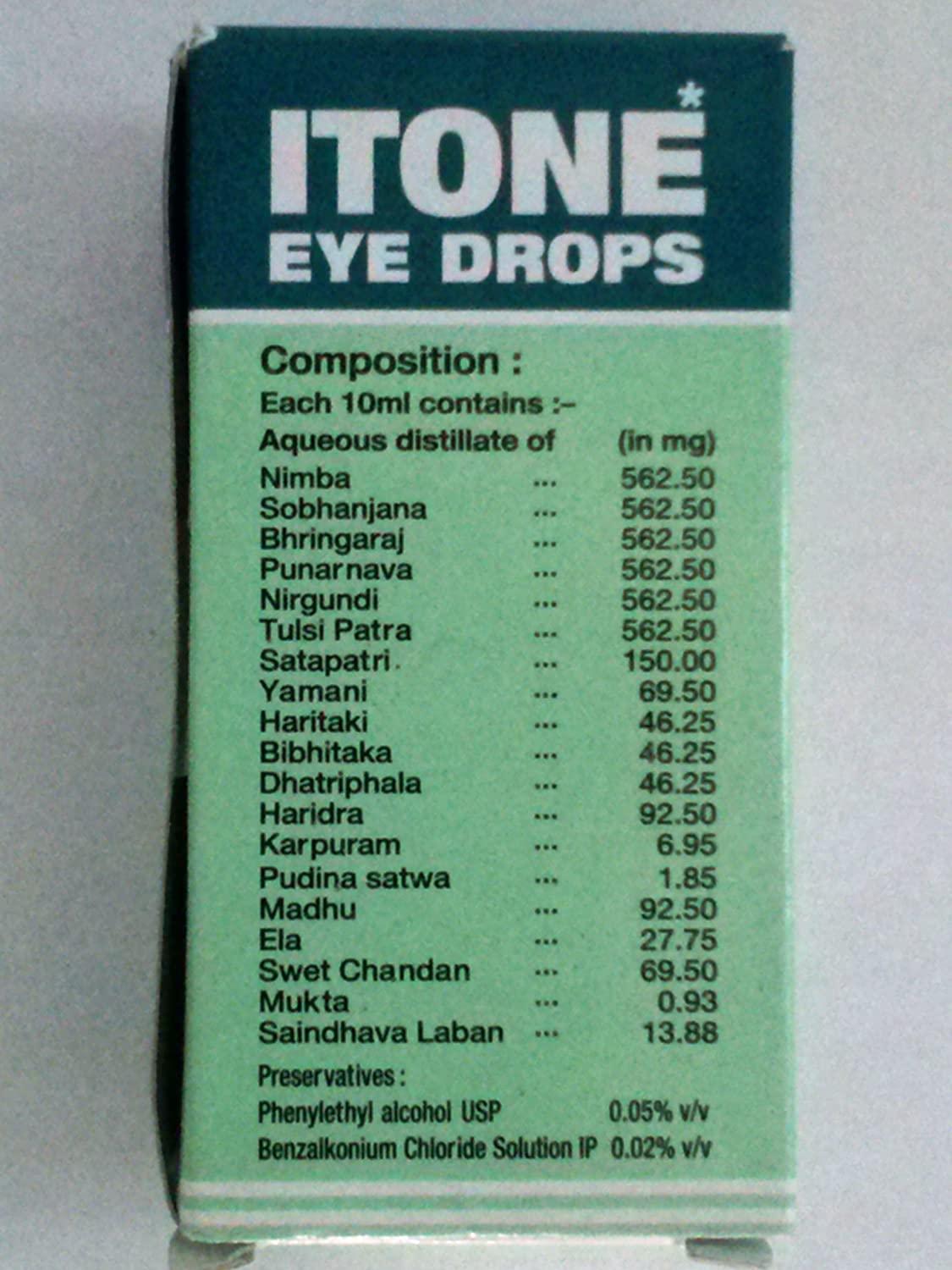 Itone Herbal Eye Drops - 10ml | Keeps Eyes Cool, Lustrous & Healthy ...