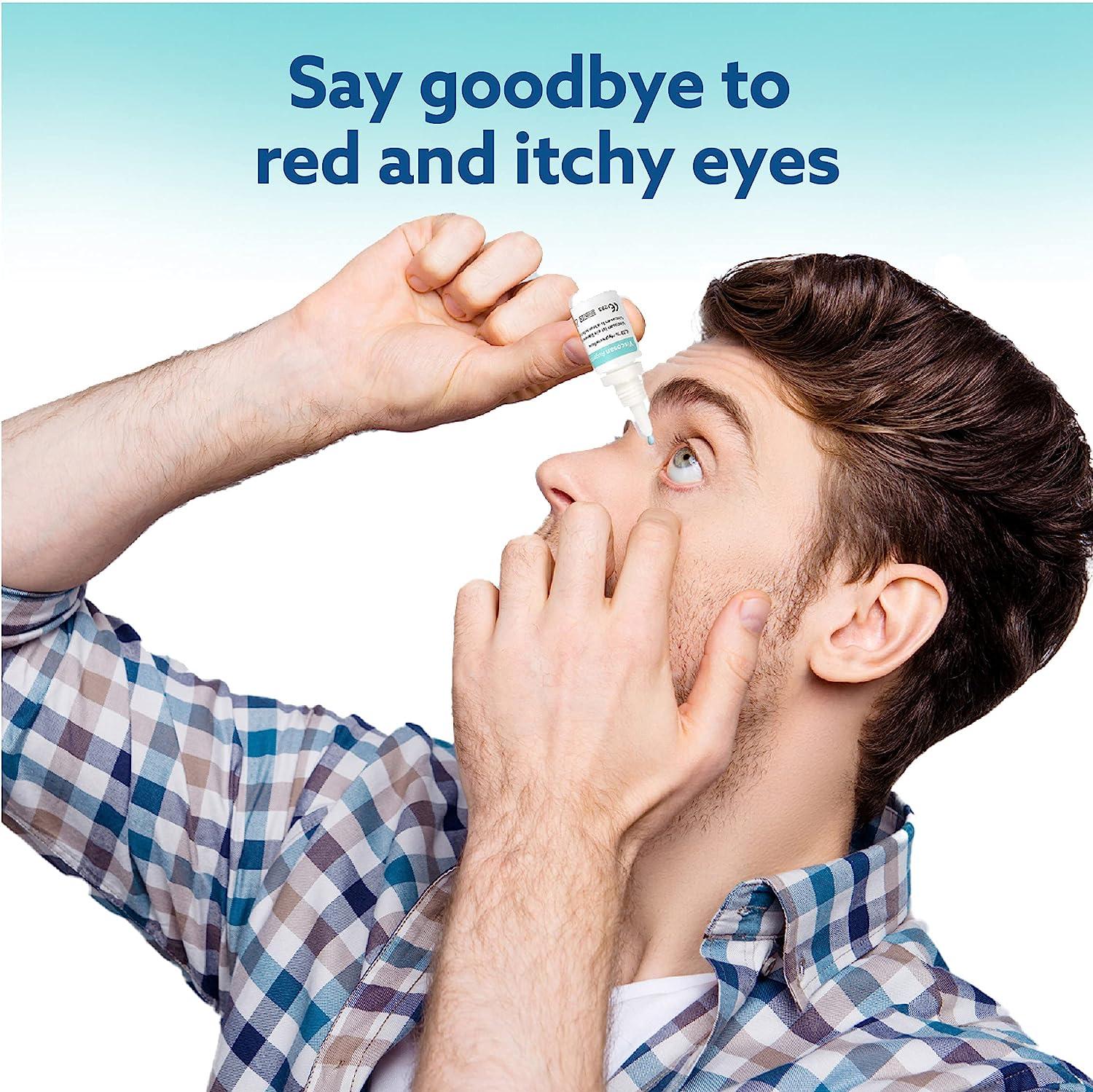 AGEPHA Viscosan Lubricant Eye Drops Eye Drops for Dry Eyes Provides