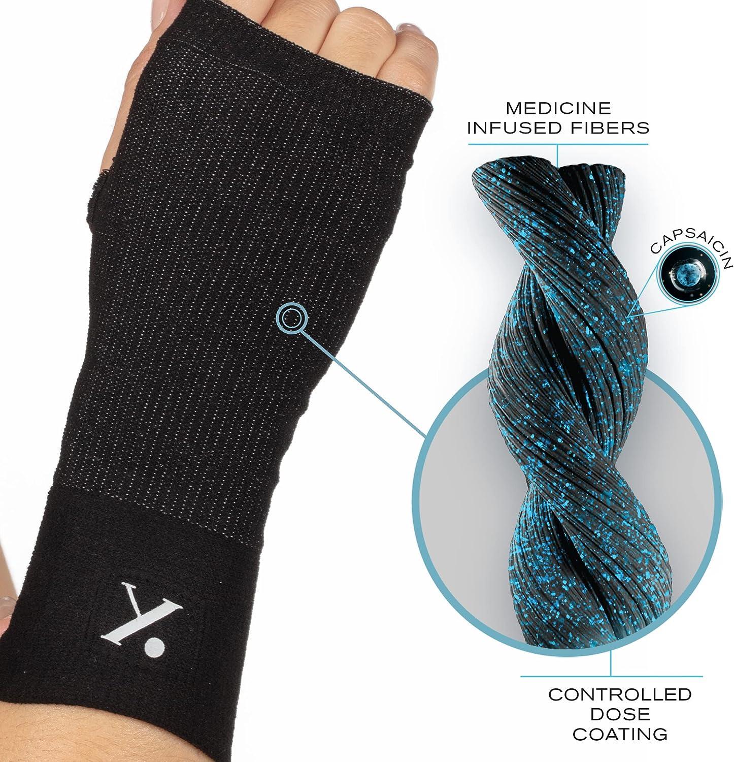 Pain Relieving Wrist Compression Sleeve for Men & Women Hand and