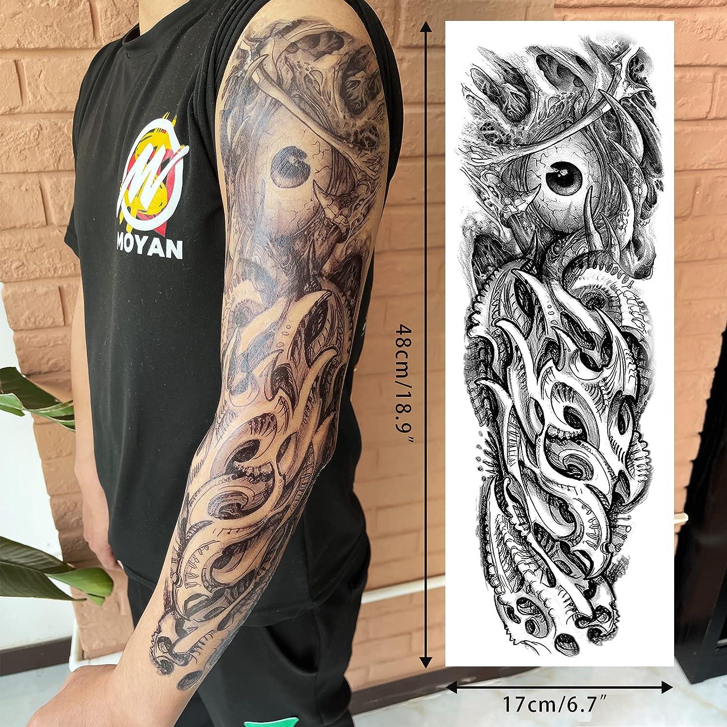 Halloween Sleeve Tattoo Designs