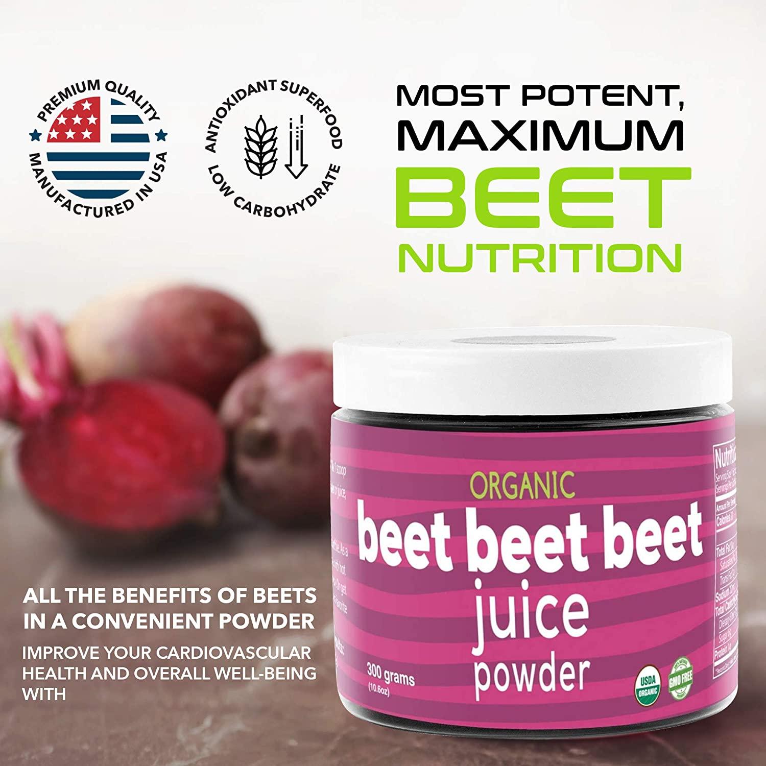 Beet Beet Beet Organic Beet Juice Powder Supports Healthy Blood