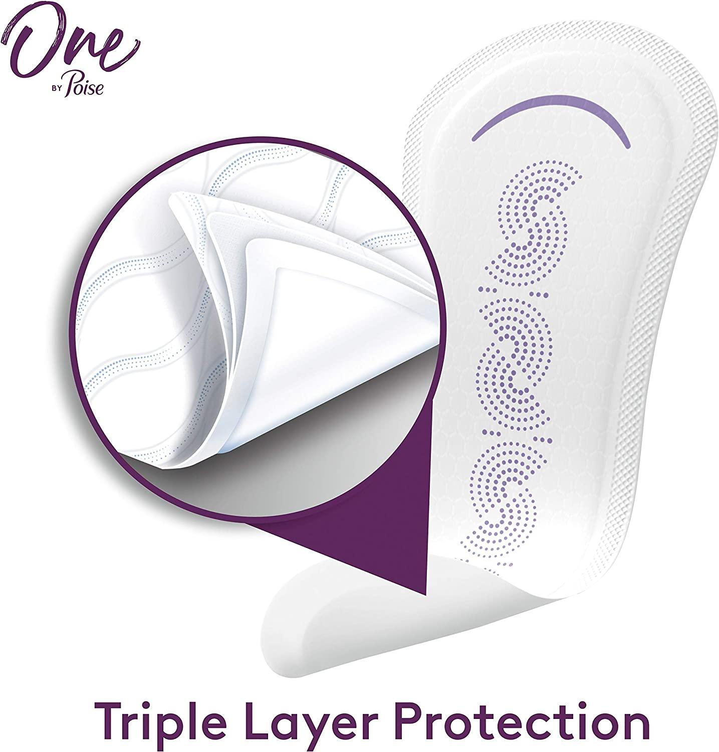 One by Poise Panty Liners (2in1 Period & Bladder Leakage Daily Liner