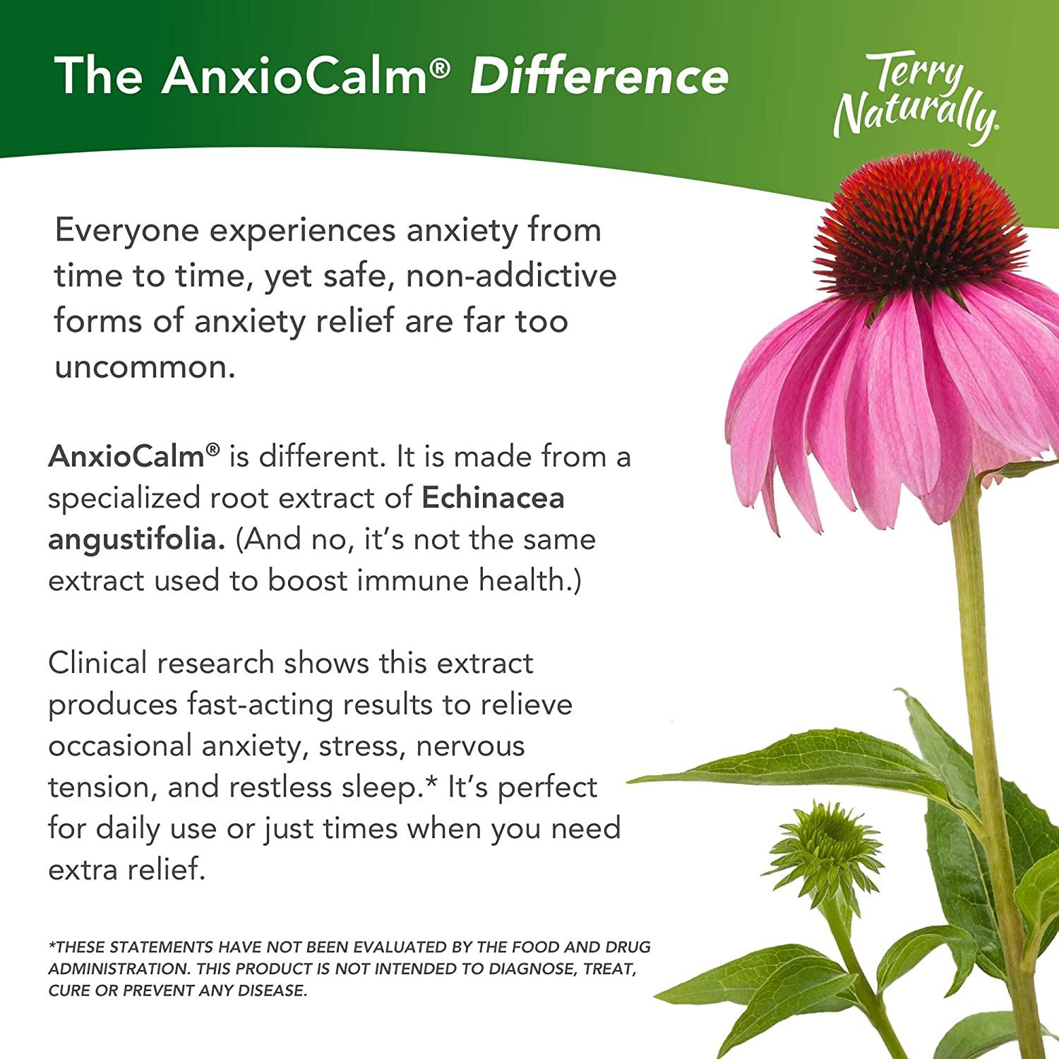 Terry Naturally AnxioCalm (2 Pack) 40 mg 45 Tablets NonAddictive