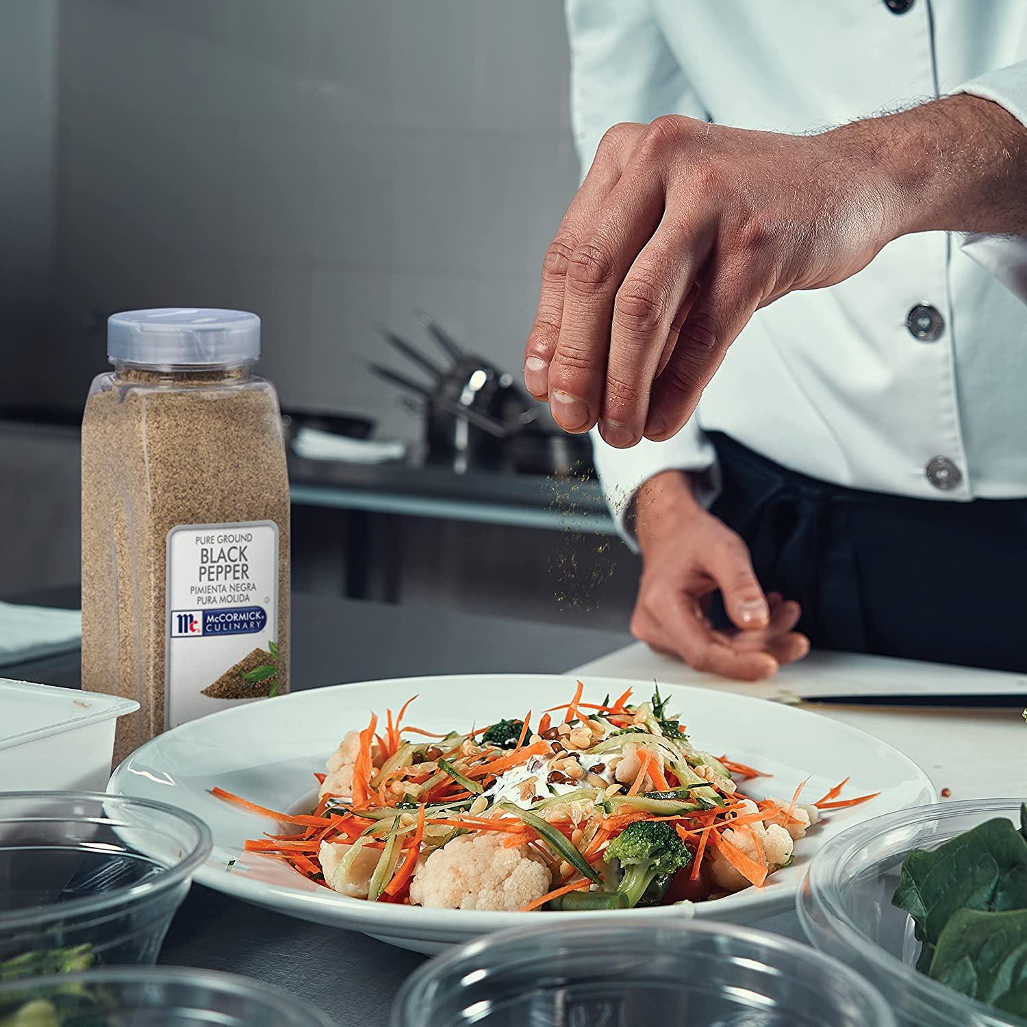 McCormick Culinary Pure Ground Black Pepper, 18 oz One 18 Ounce