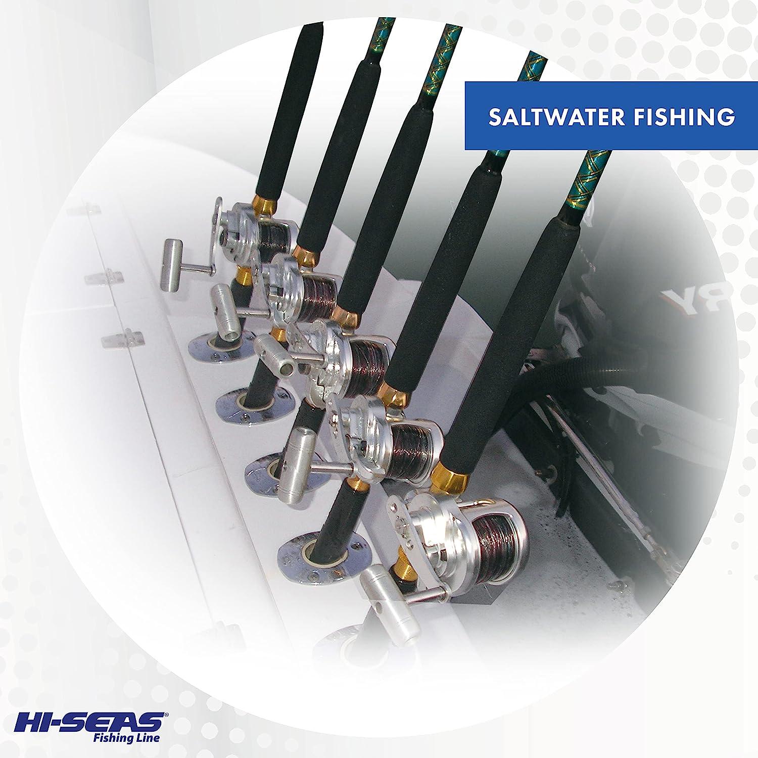 HI-SEAS Quattro Monofilament Fishing Line - Low-vis 4 Color Camo, Strong &  Durable Performance Saltwater Main Line Camo 12 Lb Test, 0.35 Mm Dia, 1000  Yd