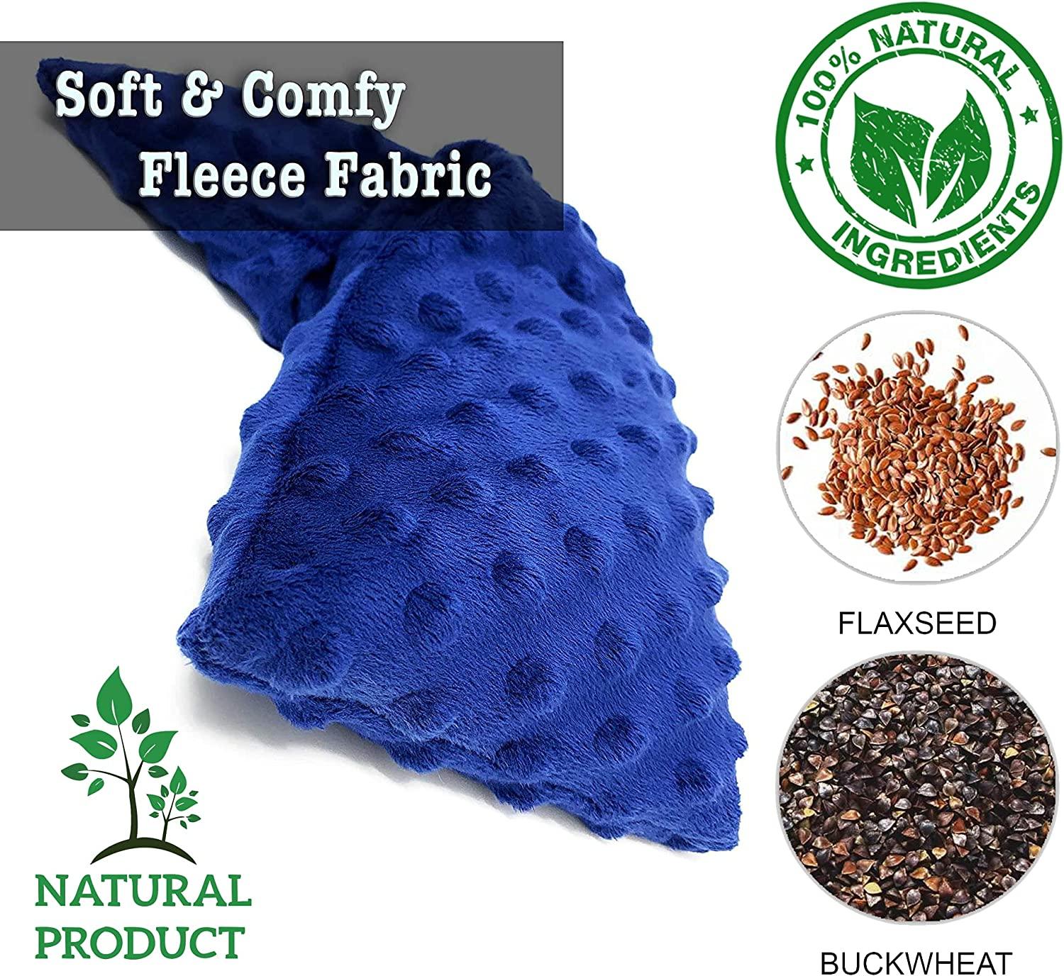 Neck and Shoulder Microwave Heating Pad Hot & Cold Therapy Wrap for