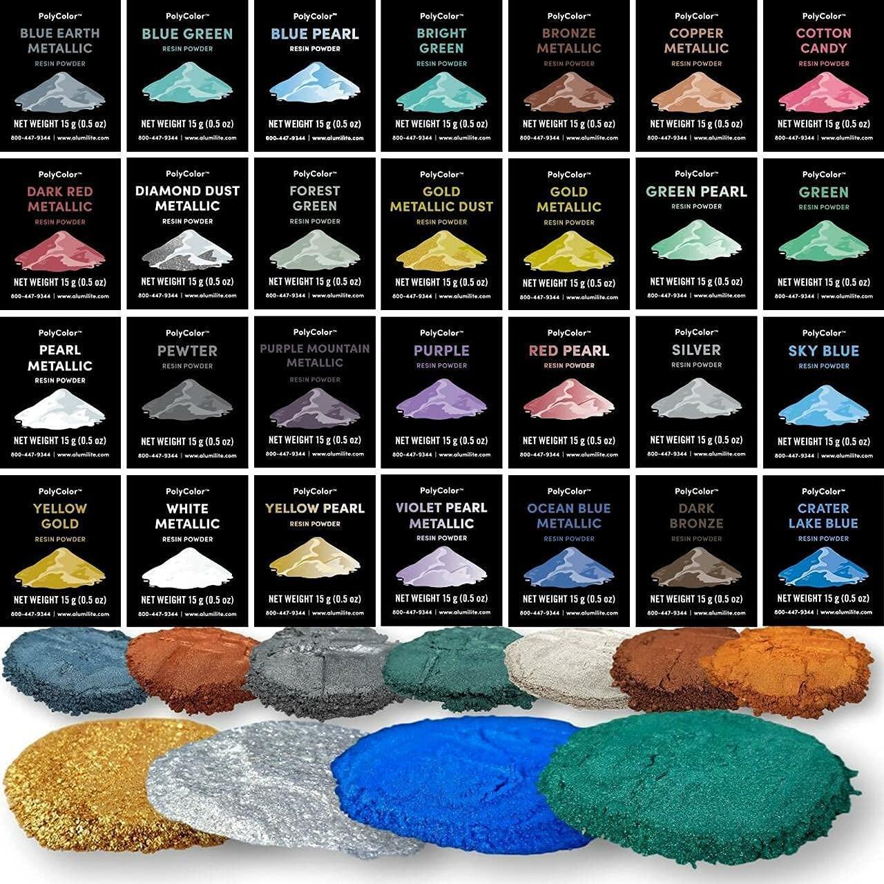 Alumilite PolyColor Resin Pigment Powders