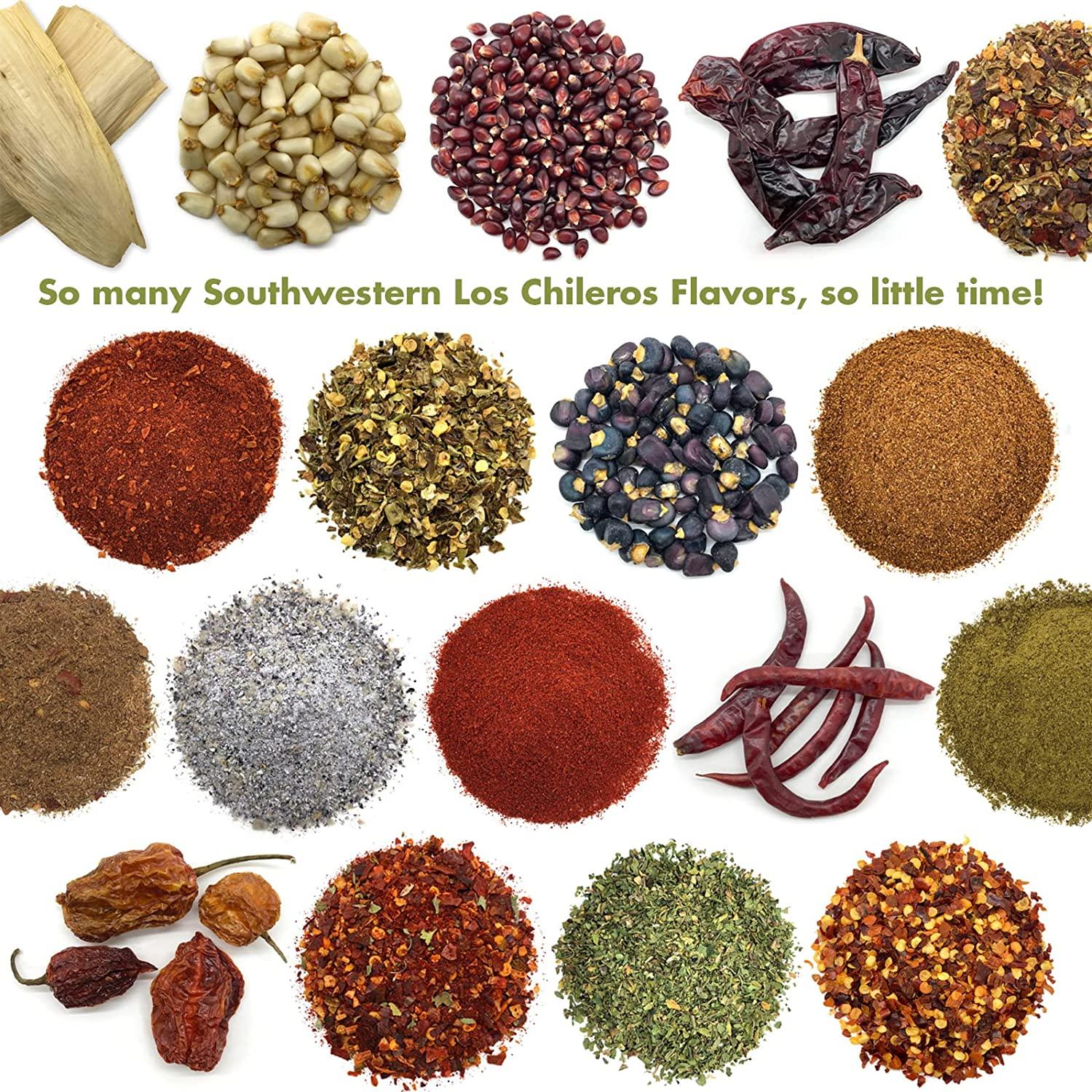 Los Chileros Blue Corn Flour 12oz Authentic New Mexican Corn Flour