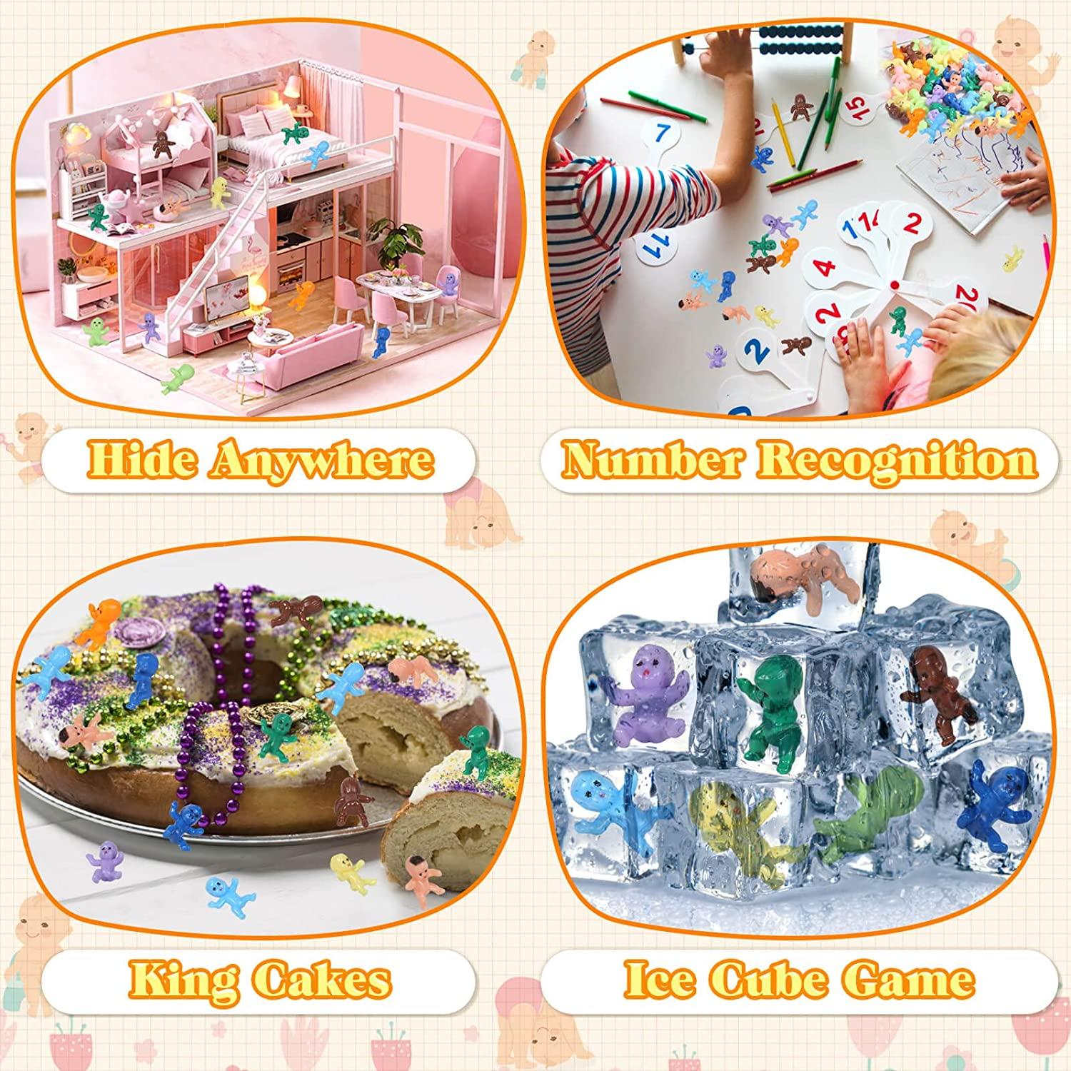 Mini Plastic Babies, Selizo 100pcs Tiny Plastic Baby Figurines Small