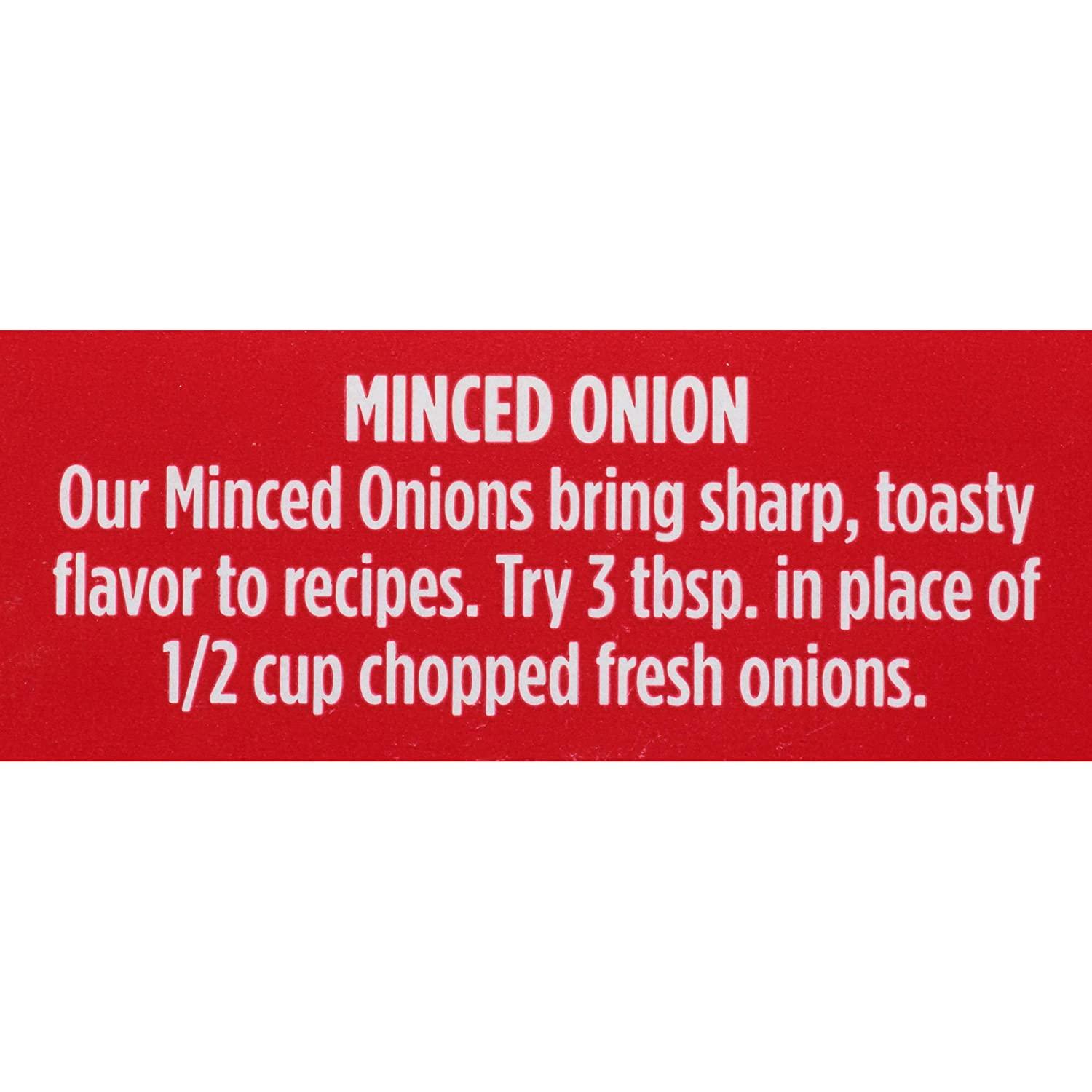 McCormick Minced Onion, 6.37 oz Minced Onions