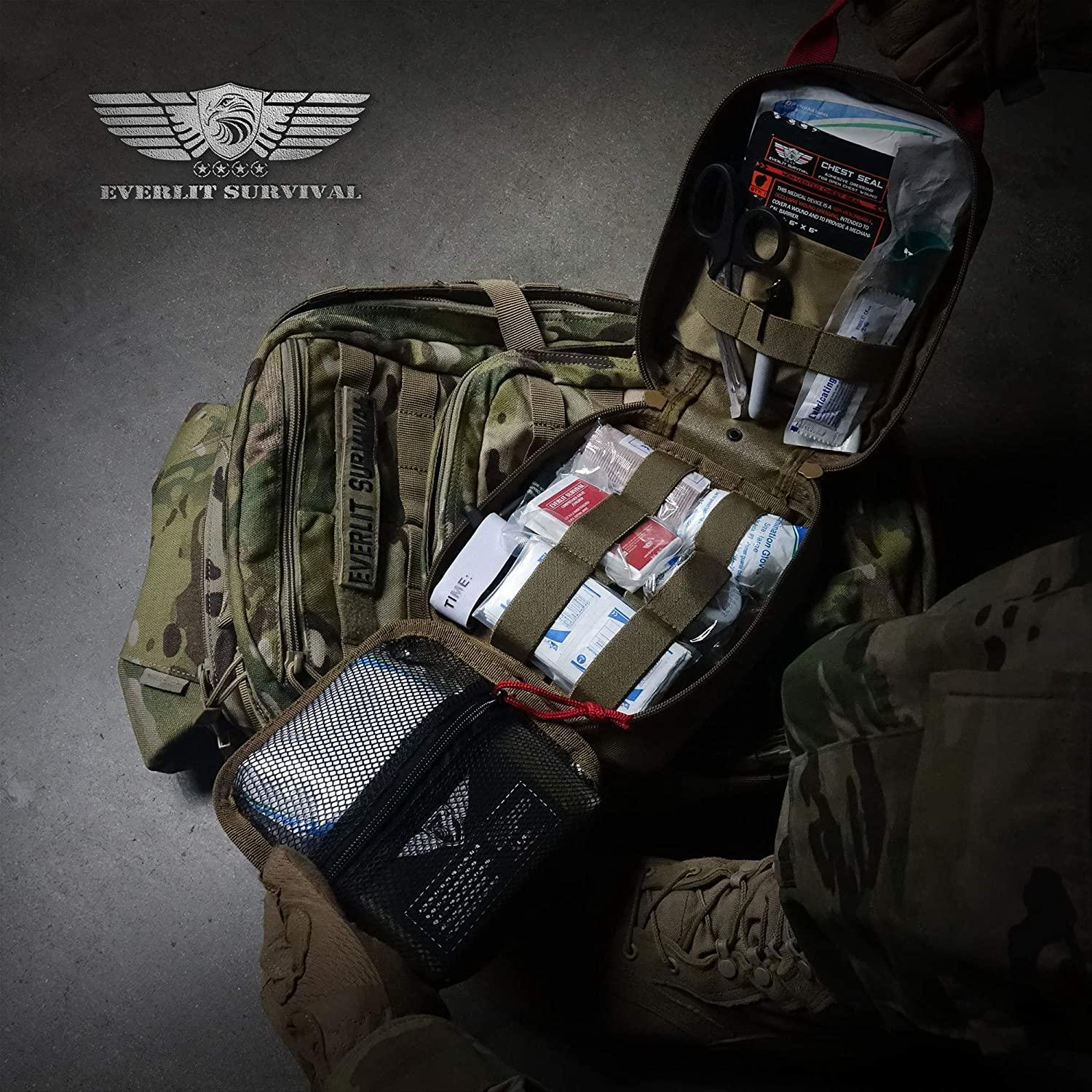 EVERLIT Occlusive Chest Seal NonVented Adhesive Dressing for Open