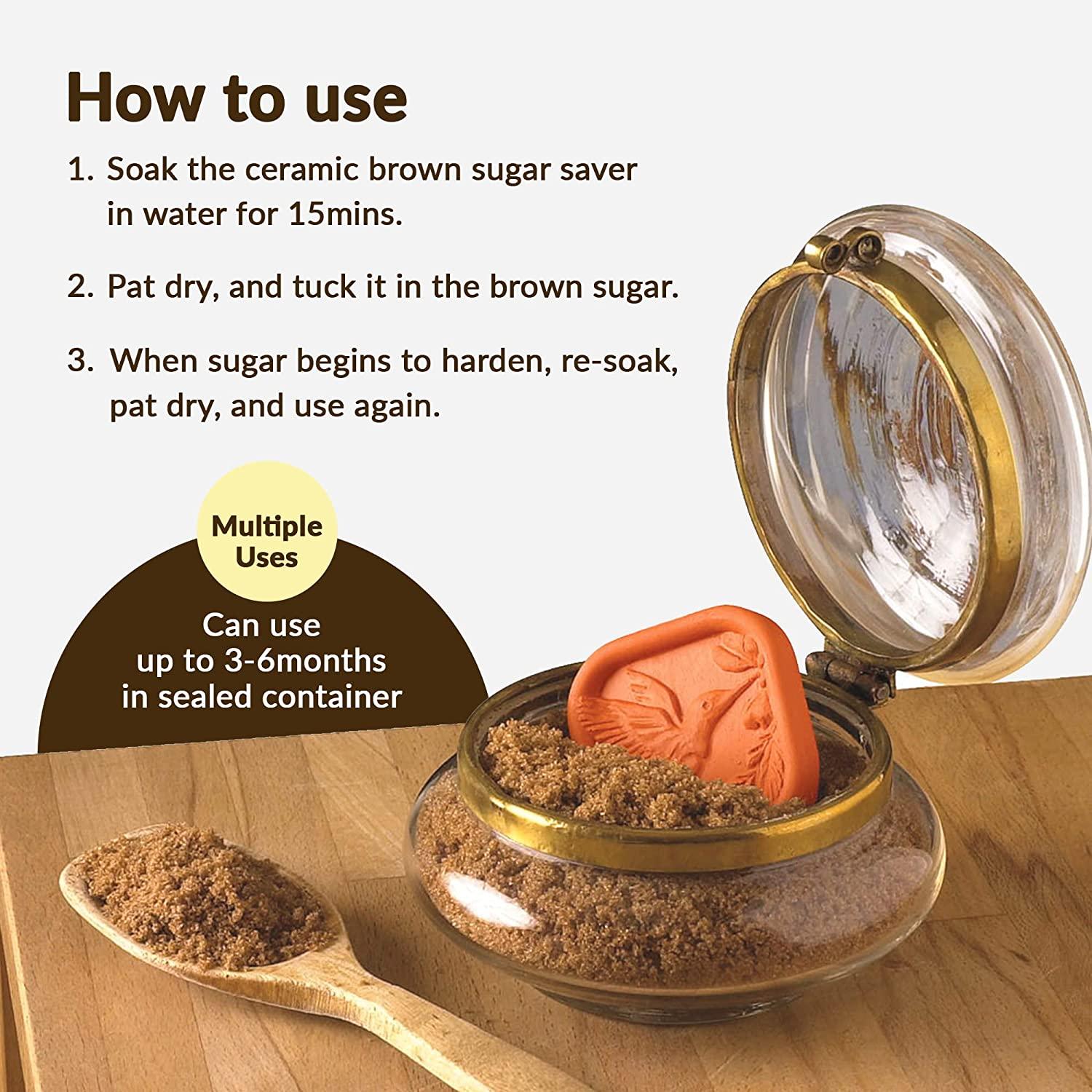 ◼ Terracotta Brown Sugar Saver ◼ Everything You Need To Know To Keep Y –  KORISSA