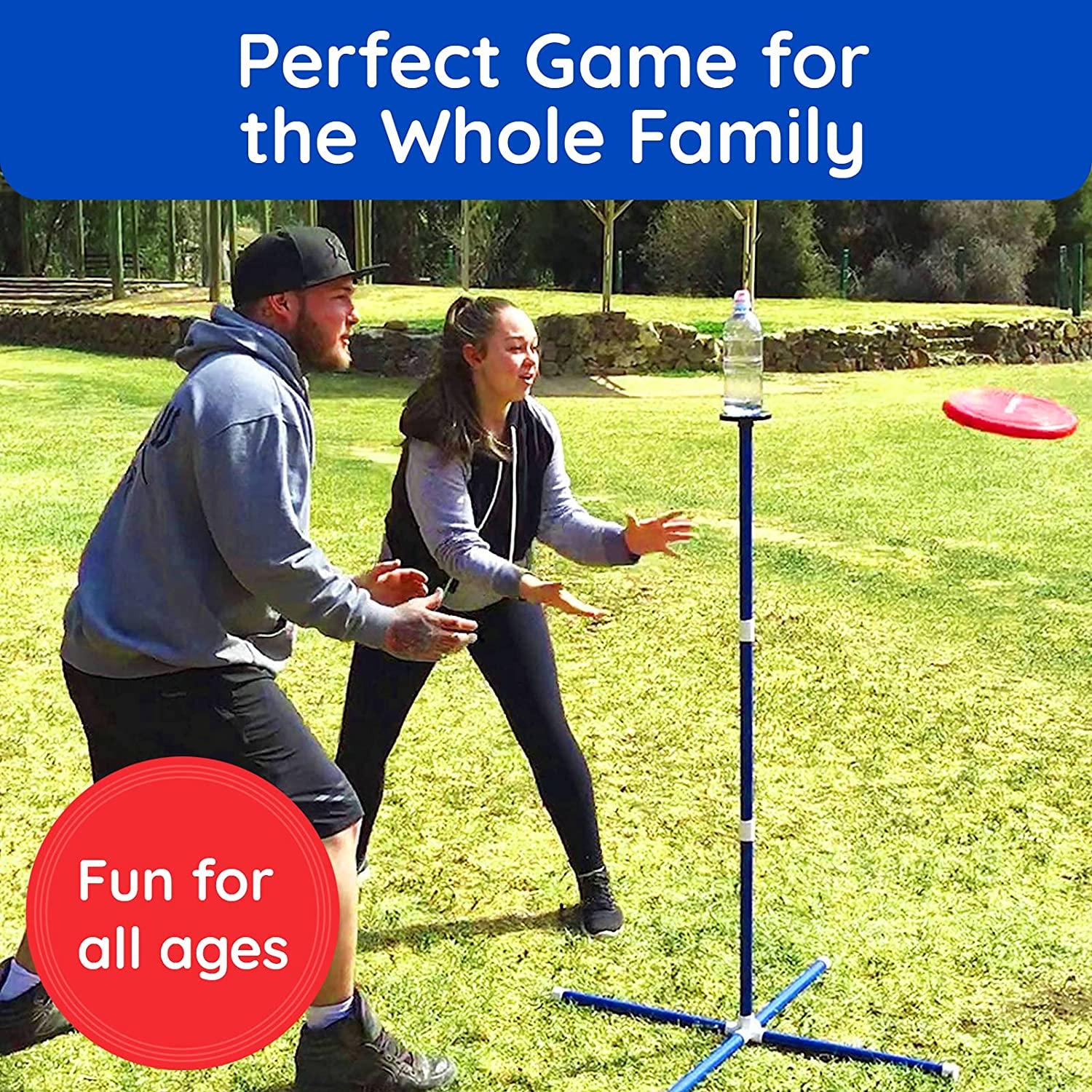 Giggle N Go Yard Games for Adults and Kids Outdoor Polish Horseshoes Game Set for Backyard and