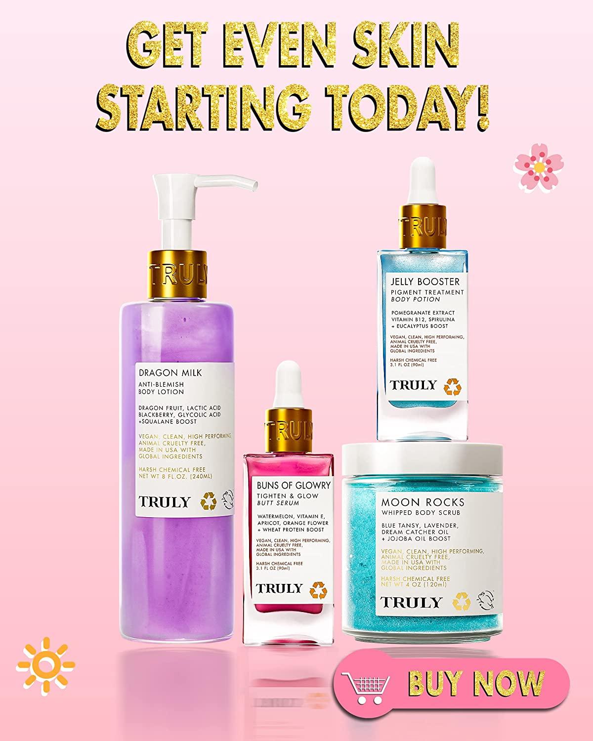 Truly Beauty Purple Rain Facial Oil Natural Acne Scar Treatment with