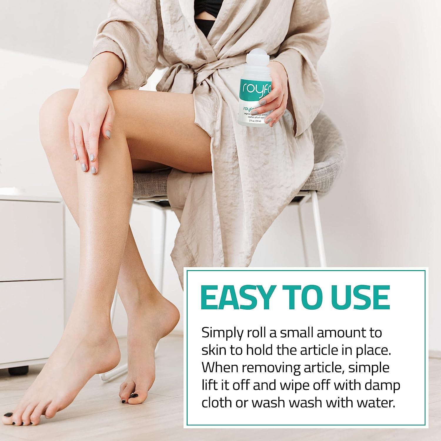 Roll On Body Adhesive, Body Glue for Dancers Skin Glue Liquid