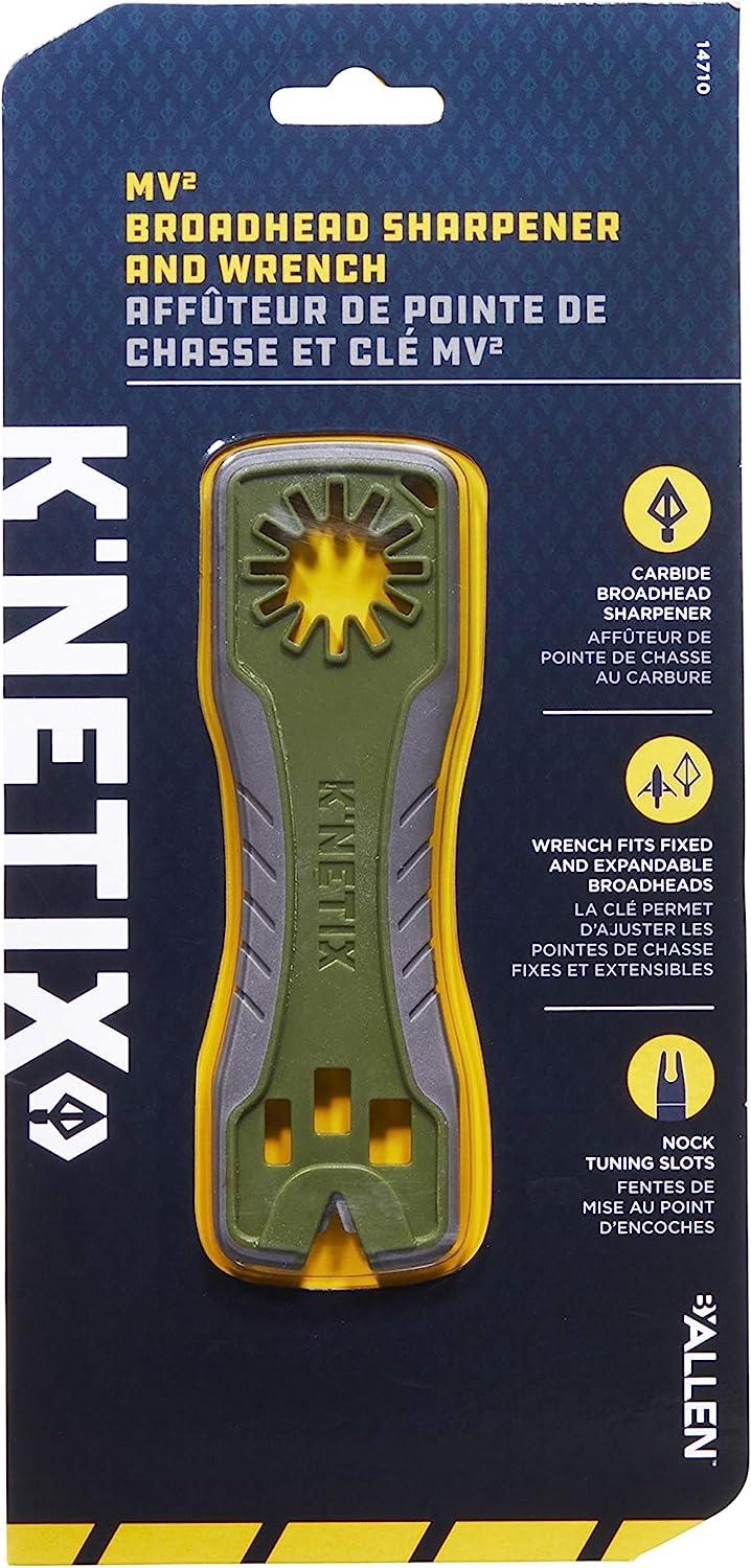 Knetix MV Broadhead Wrench and Sharpener by Allen, Archery Tools