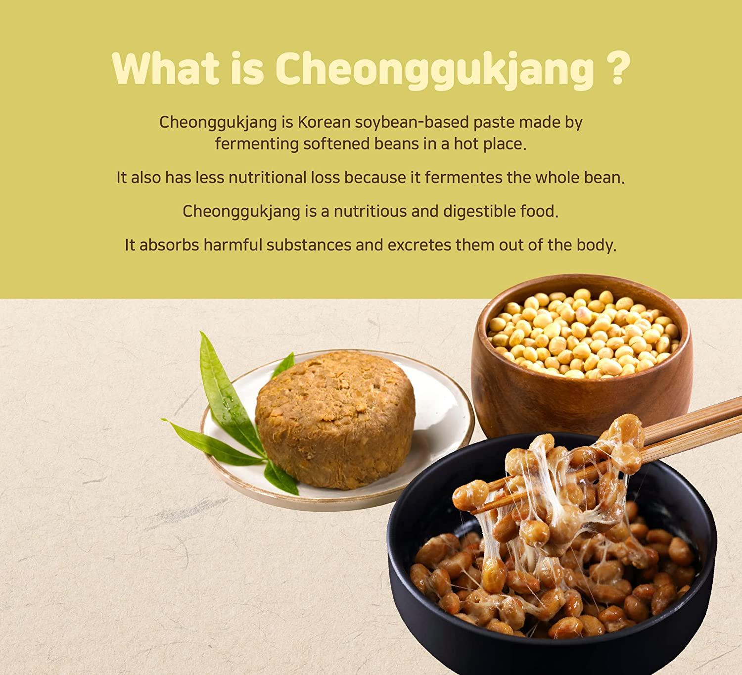 6oz Korean Cheonggukjang Powder Nattokinase Source Vegan Natto