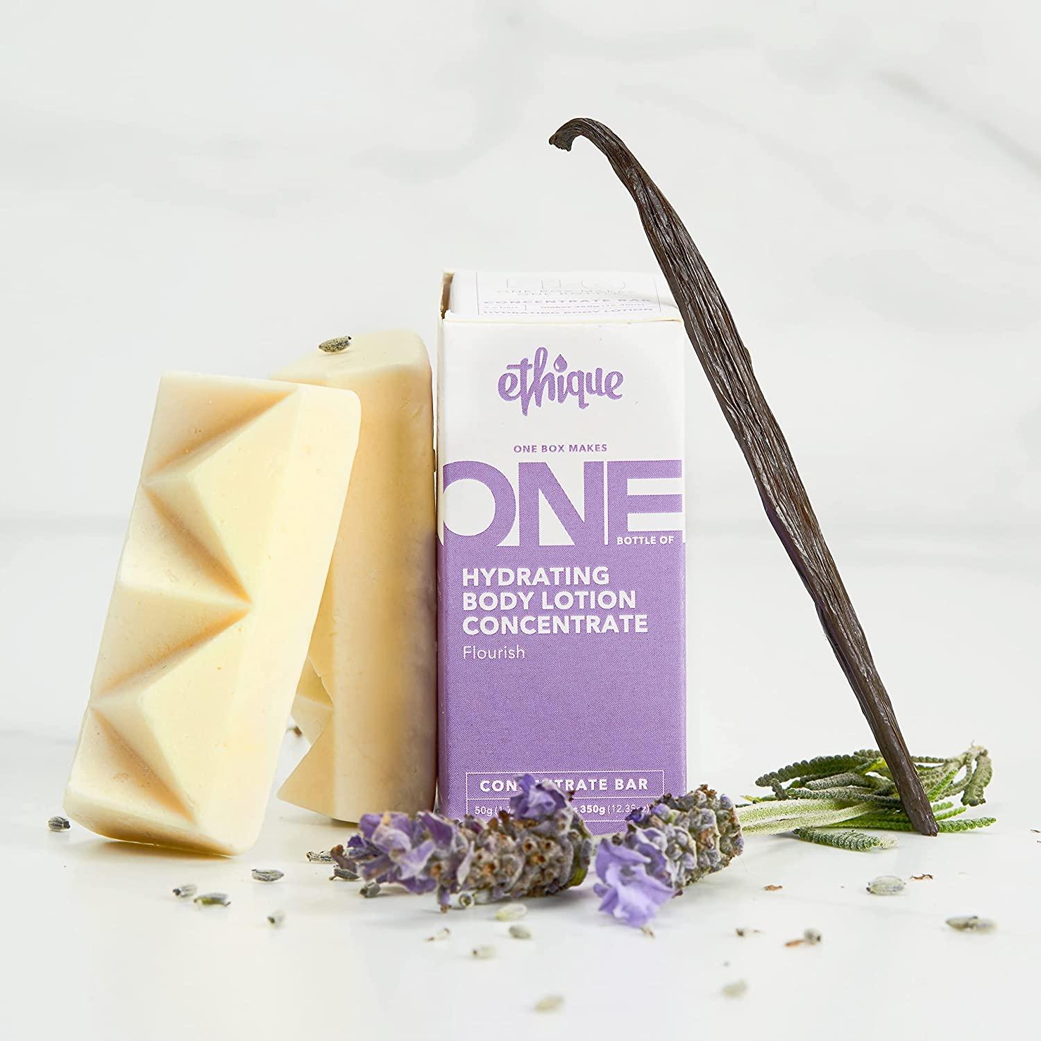 Ethique Hydrating Body Lotion Concentrate Bar Flourish Sustainable