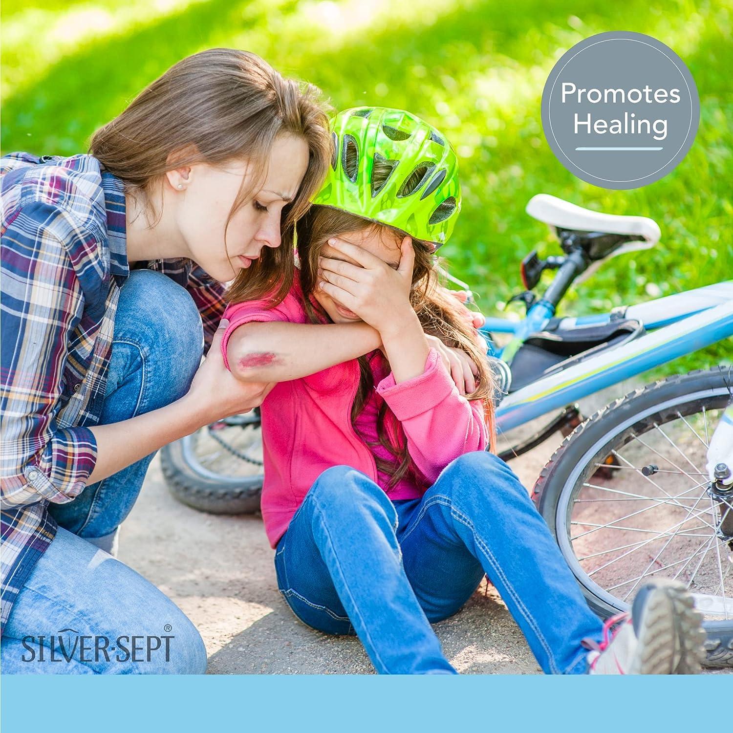 SilverSept Silver Antimicrobial Skin and Wound Gel, 3 oz. Tube for