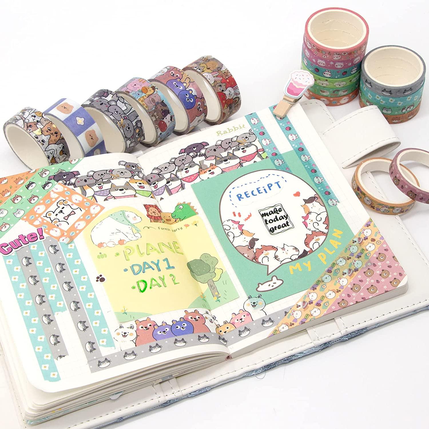  Happy Birthday Theme Washi Tape Set Great for Adults and Kids  (10 Rolls) / Decorative Masking Tape for Birthday Party, Gift Wrapping,  Scrapbook Photo Album, DIY Art & Crafts Projects, Journaling 